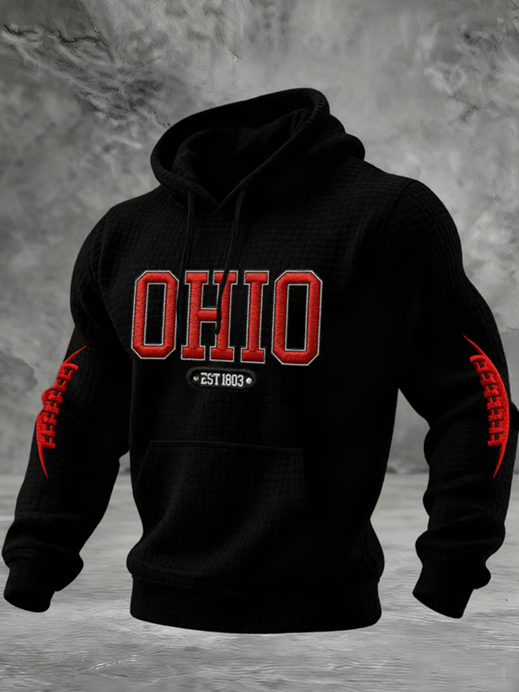 Men's Casual Rugby Print T-shirt  ACE