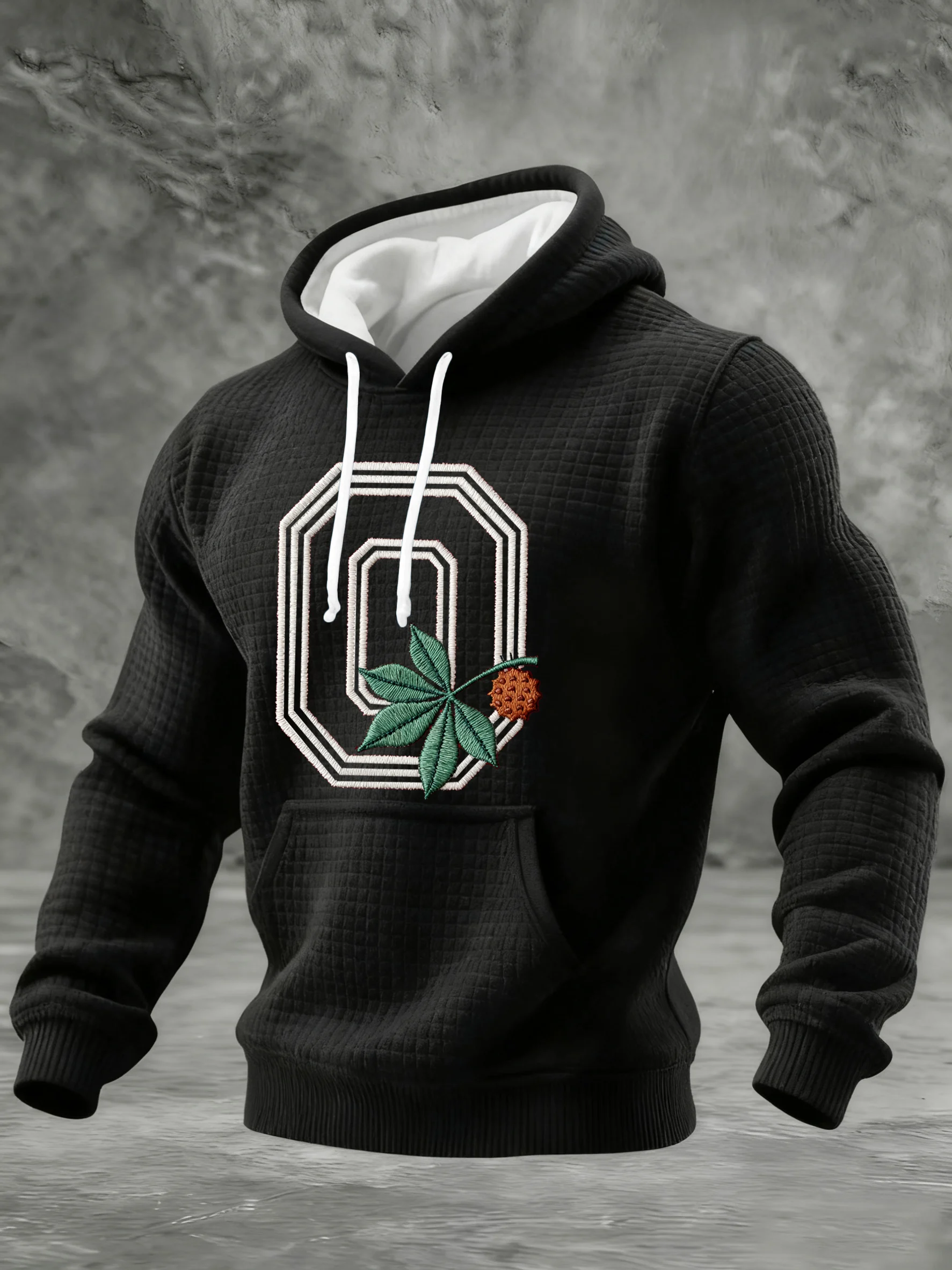 Men's Casual Football Print Sweatshirt