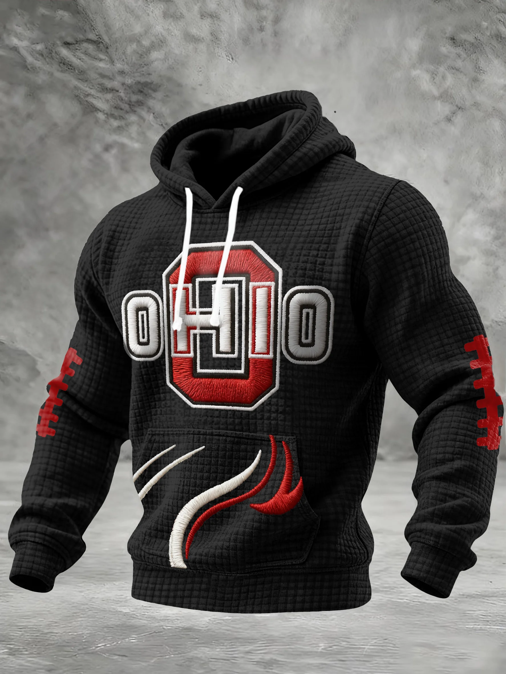 Men's Football Print Hoodie
