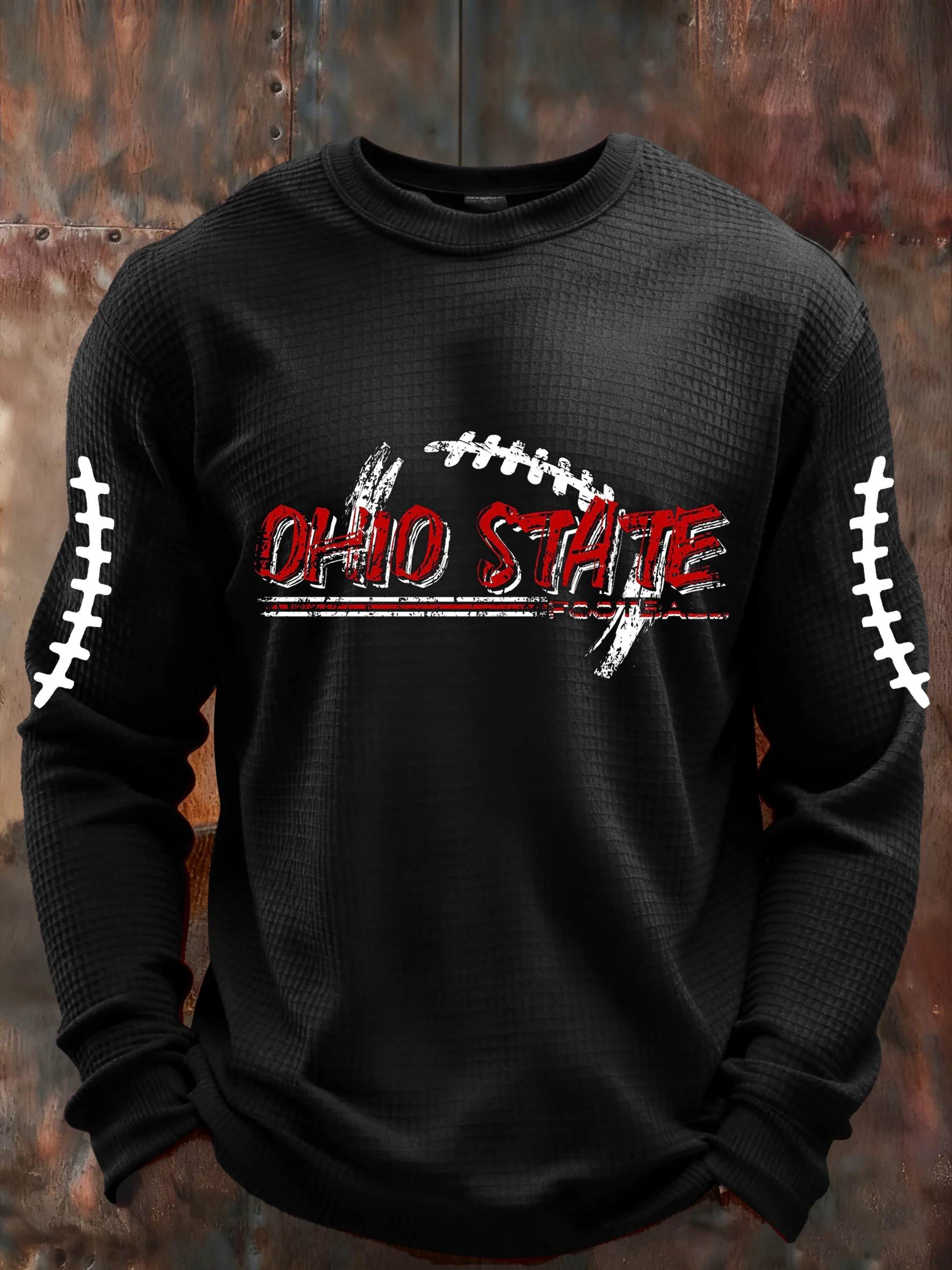 Men'S Casual Rugby Print T-Shirt