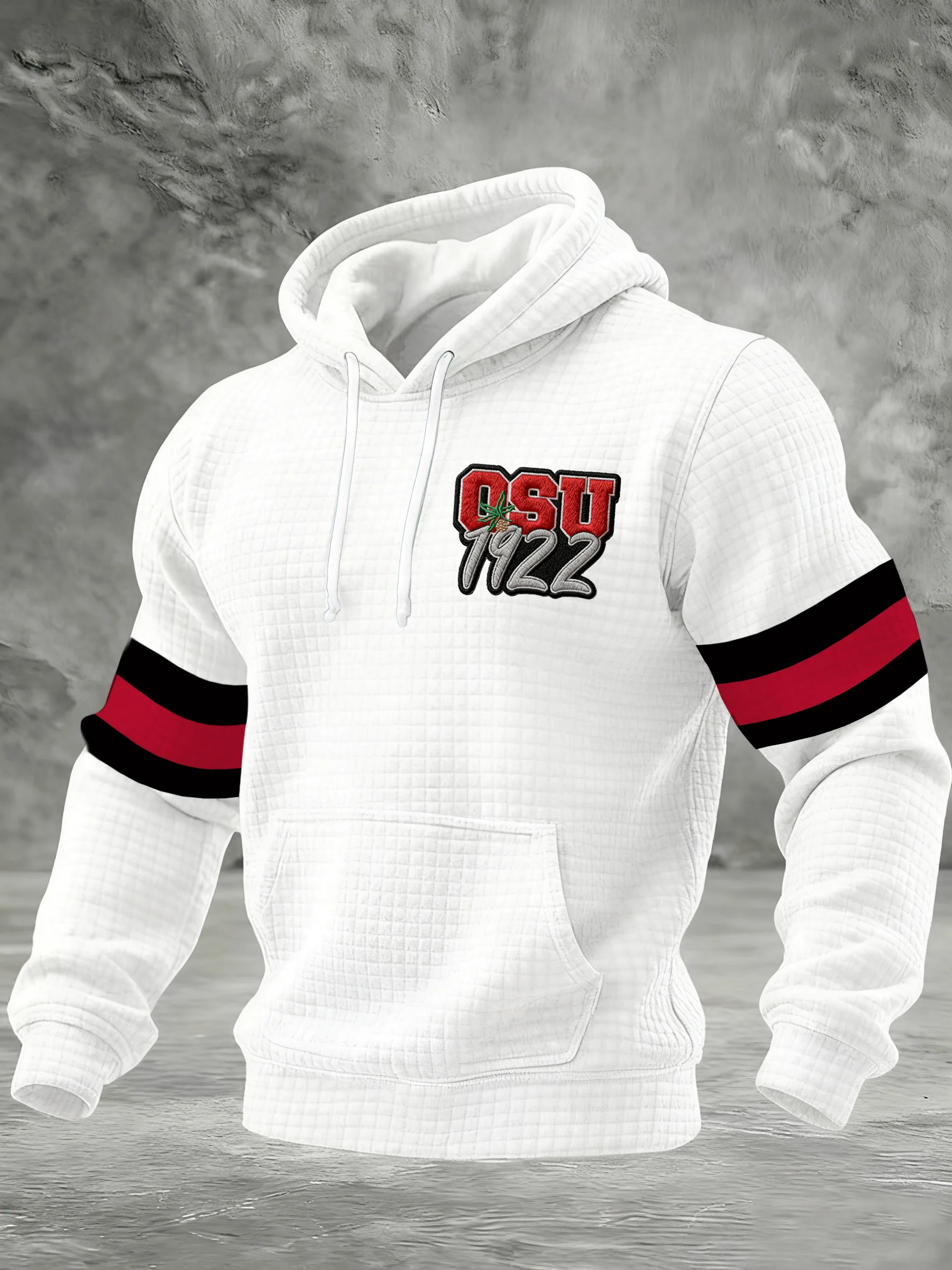 Men's Casual Football Print Sweatshirt