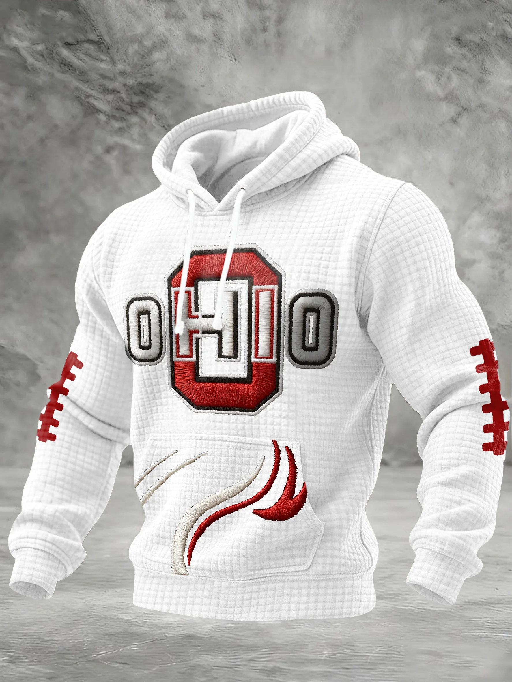 Men's Football Print Hoodie
