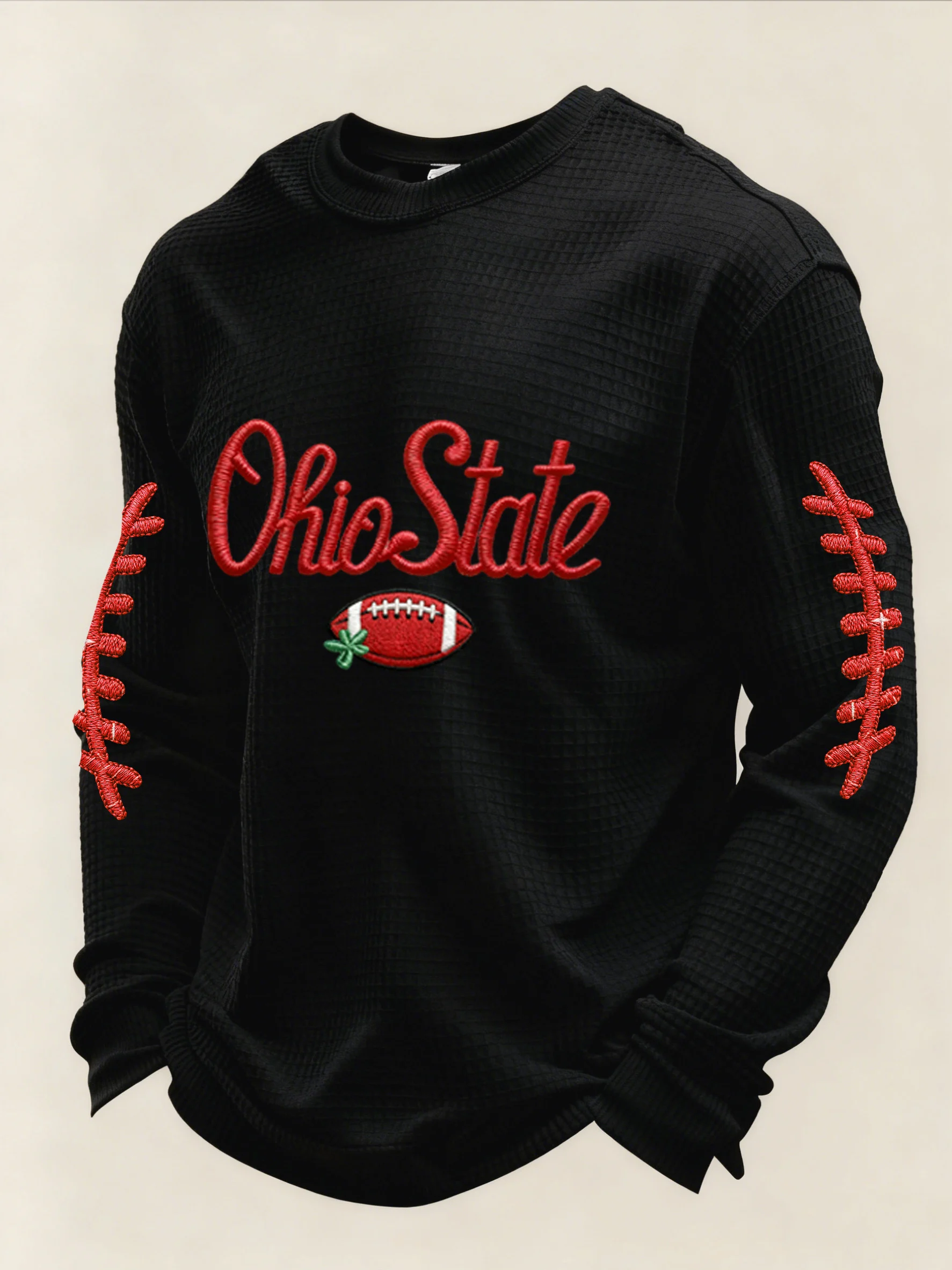 Men's Rugby Print Athletic Casual Top