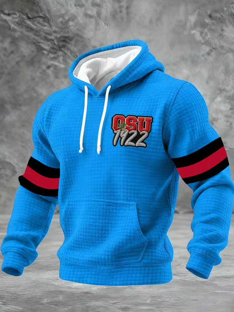 Men's Casual Rugby Print T-shirt  ACE