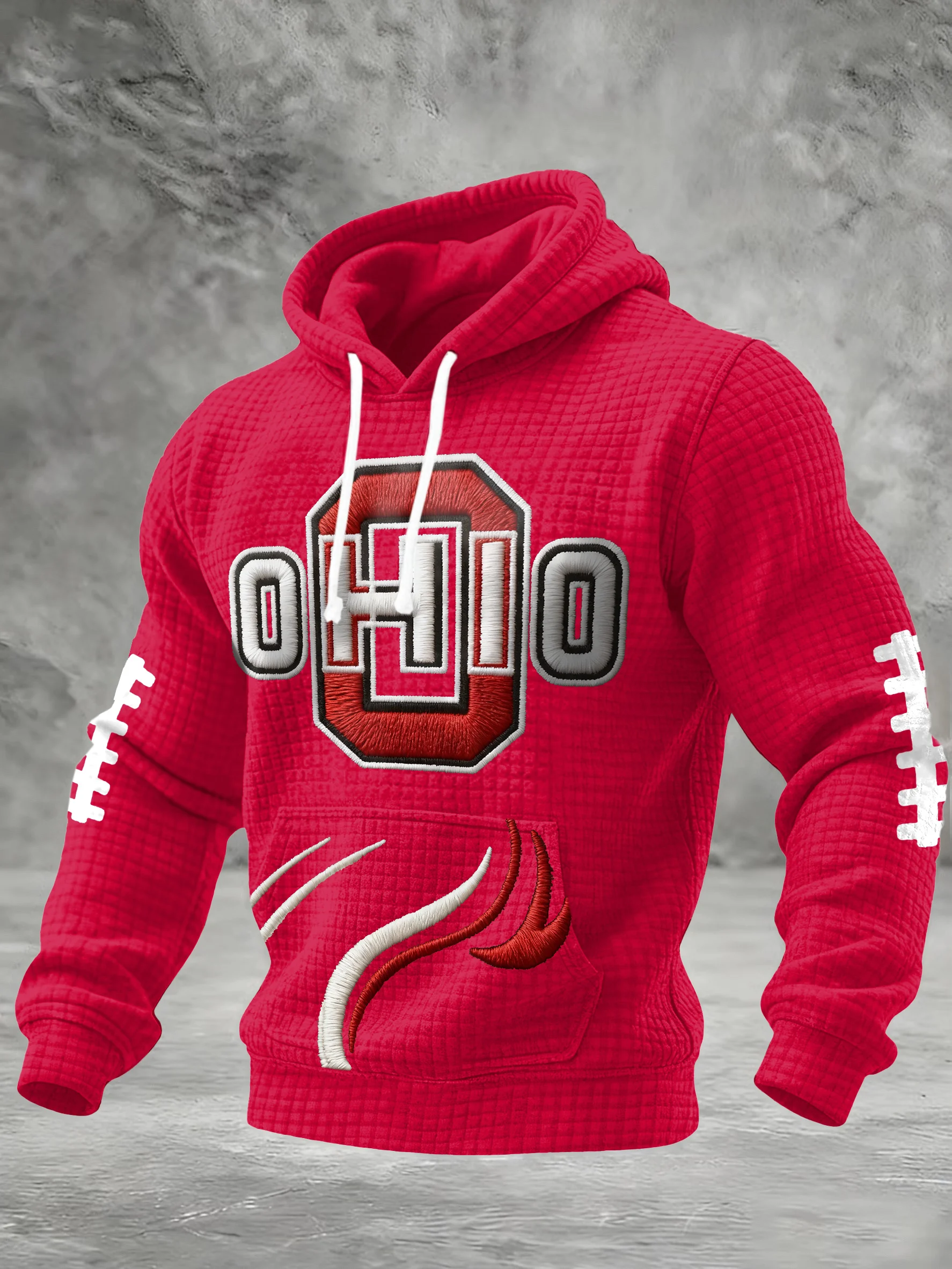 Men's Football Print Hoodie