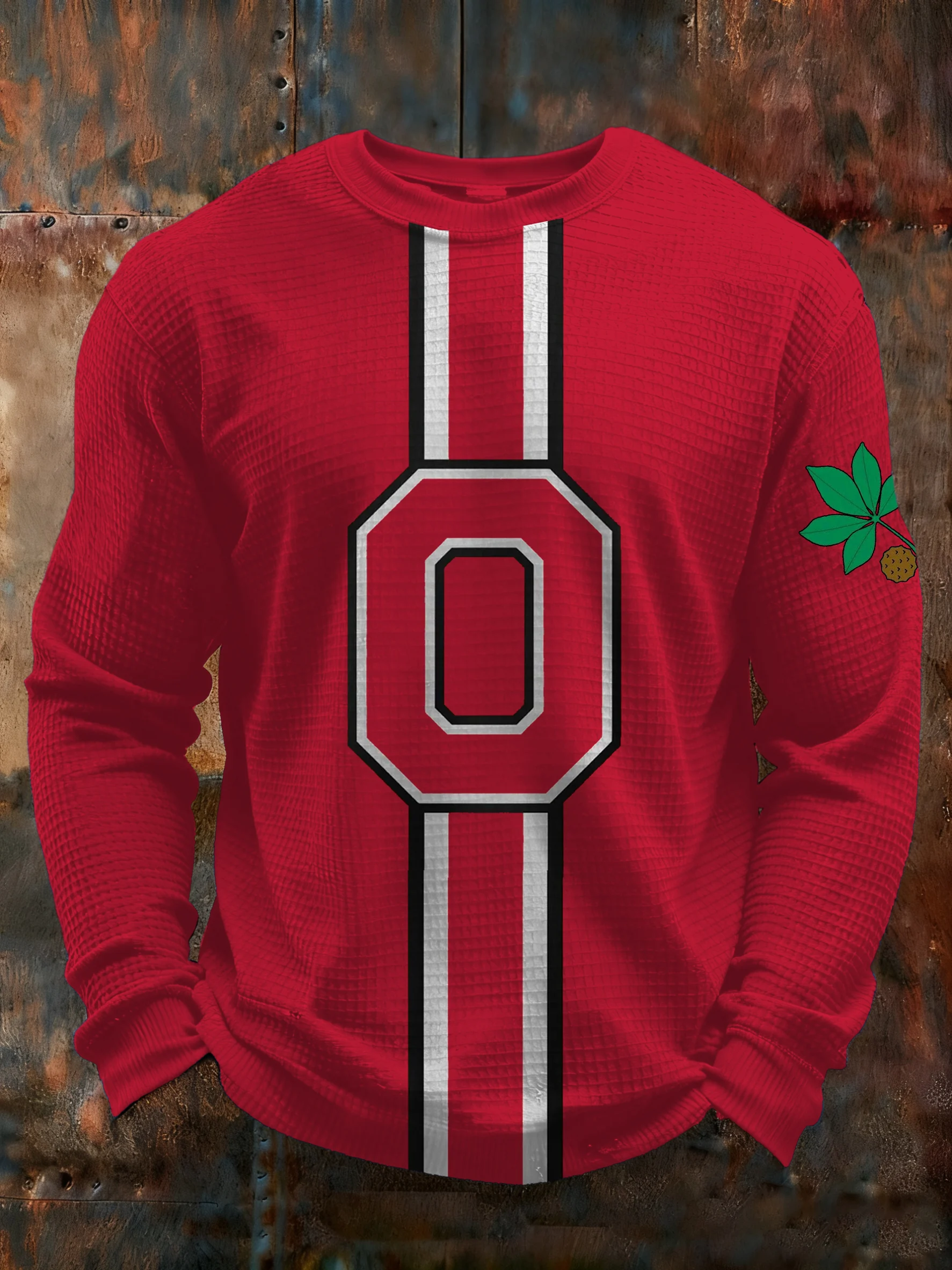 Men's Football Printed Casual Long-Sleeved Top