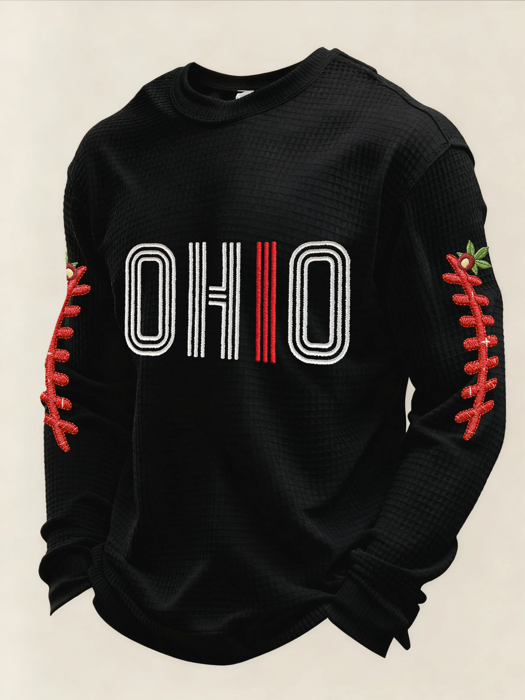 Men's Rugby Print Athletic Casual Top