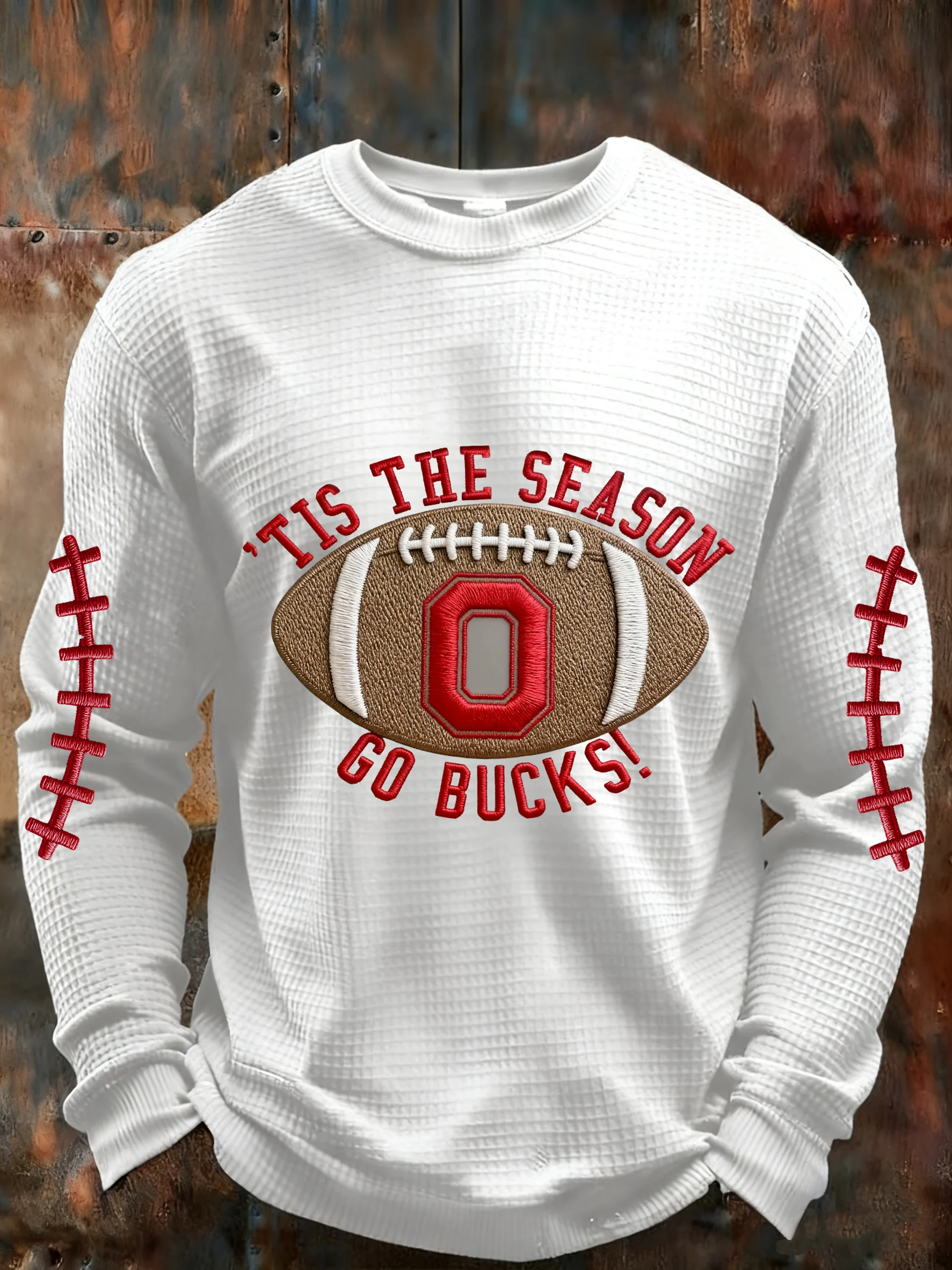 Men's Rugby Print Athletic Casual Top