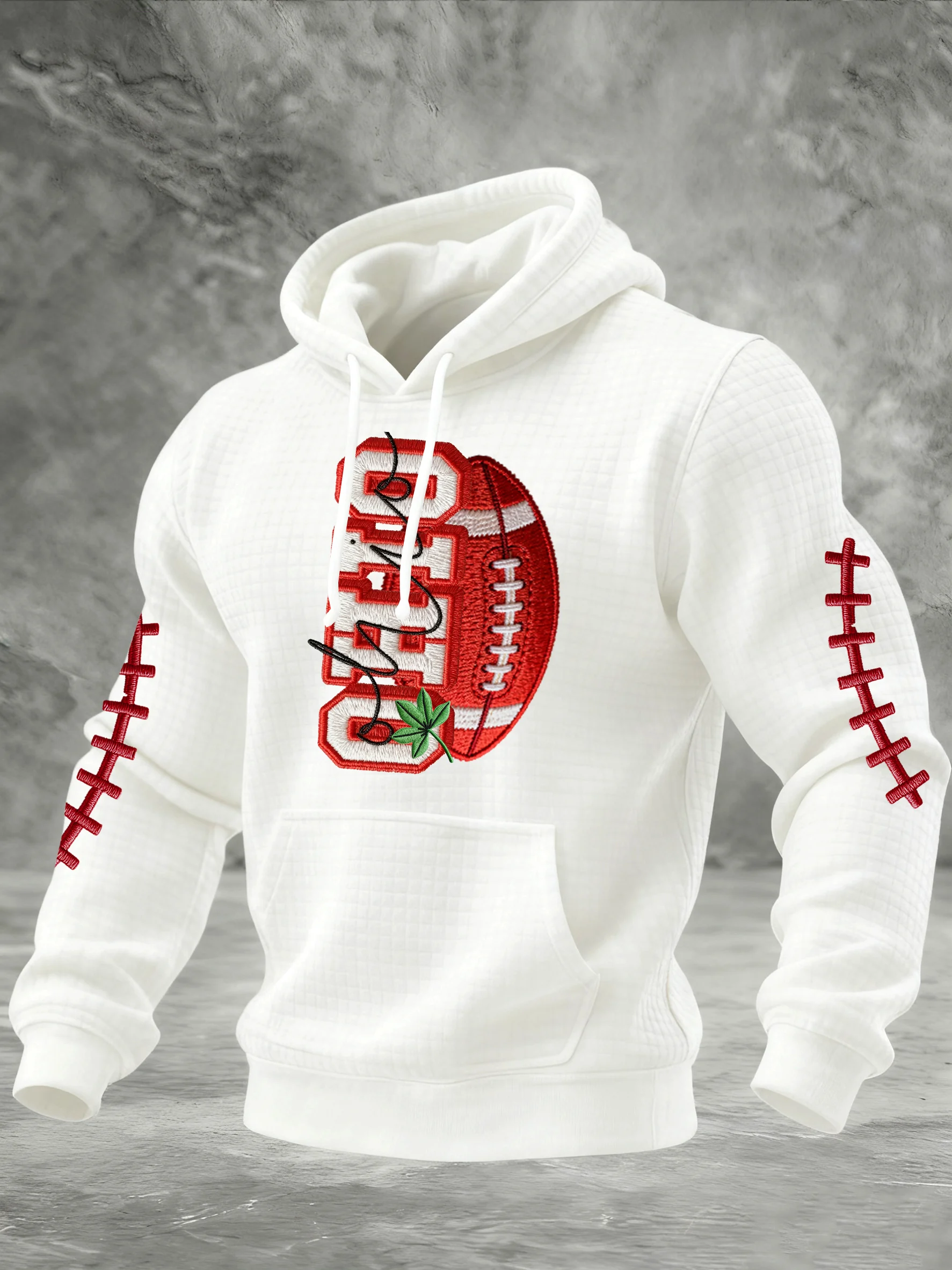 Men's Fall/Winter Letter Print Hoodie