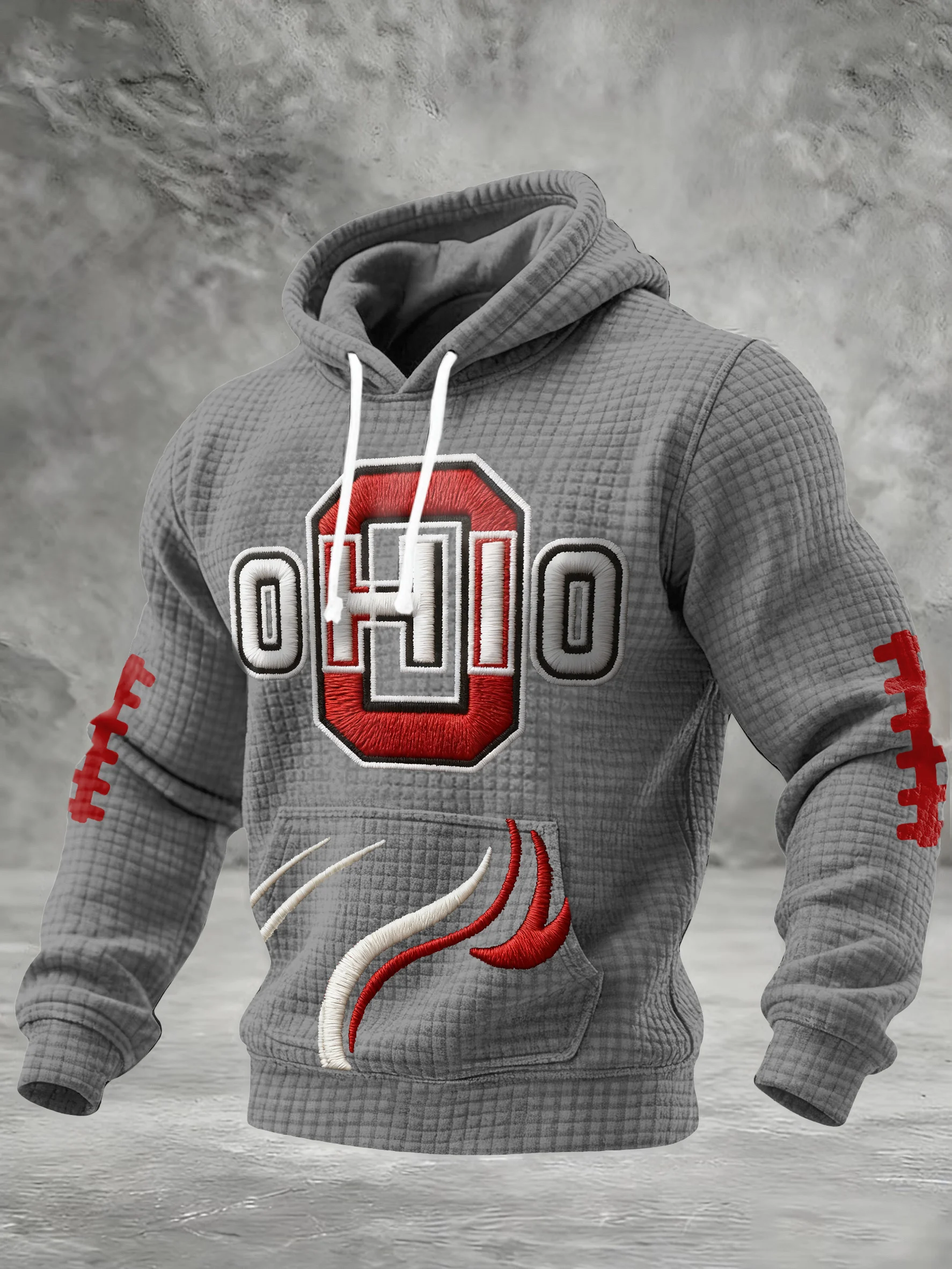 Men's Football Print Hoodie