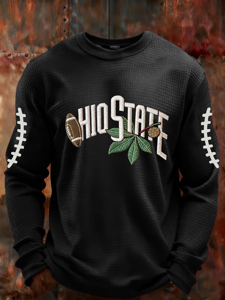 Men's Casual Rugby Print T-shirt  ACE