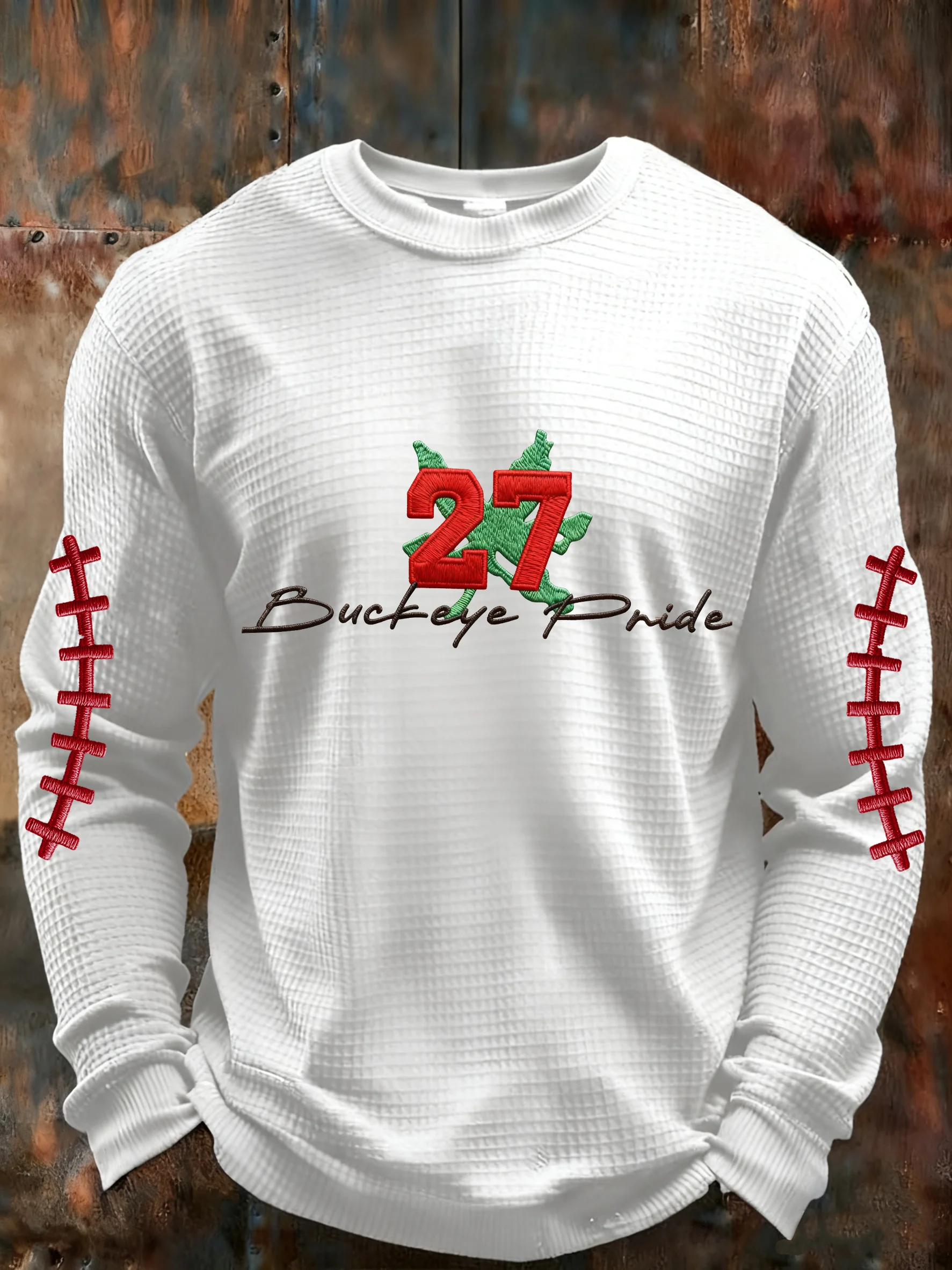 Men's Rugby Print Athletic Casual Top