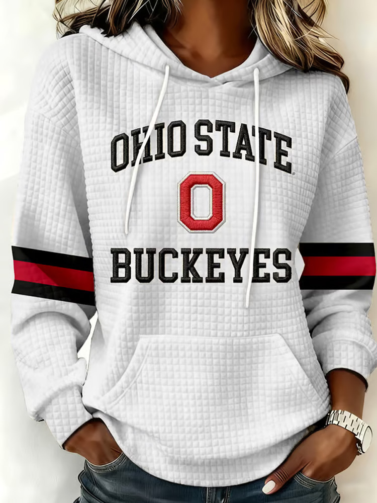 Women's Sunday Funday Football Print Mid Sleeve T-Shirt  ACE