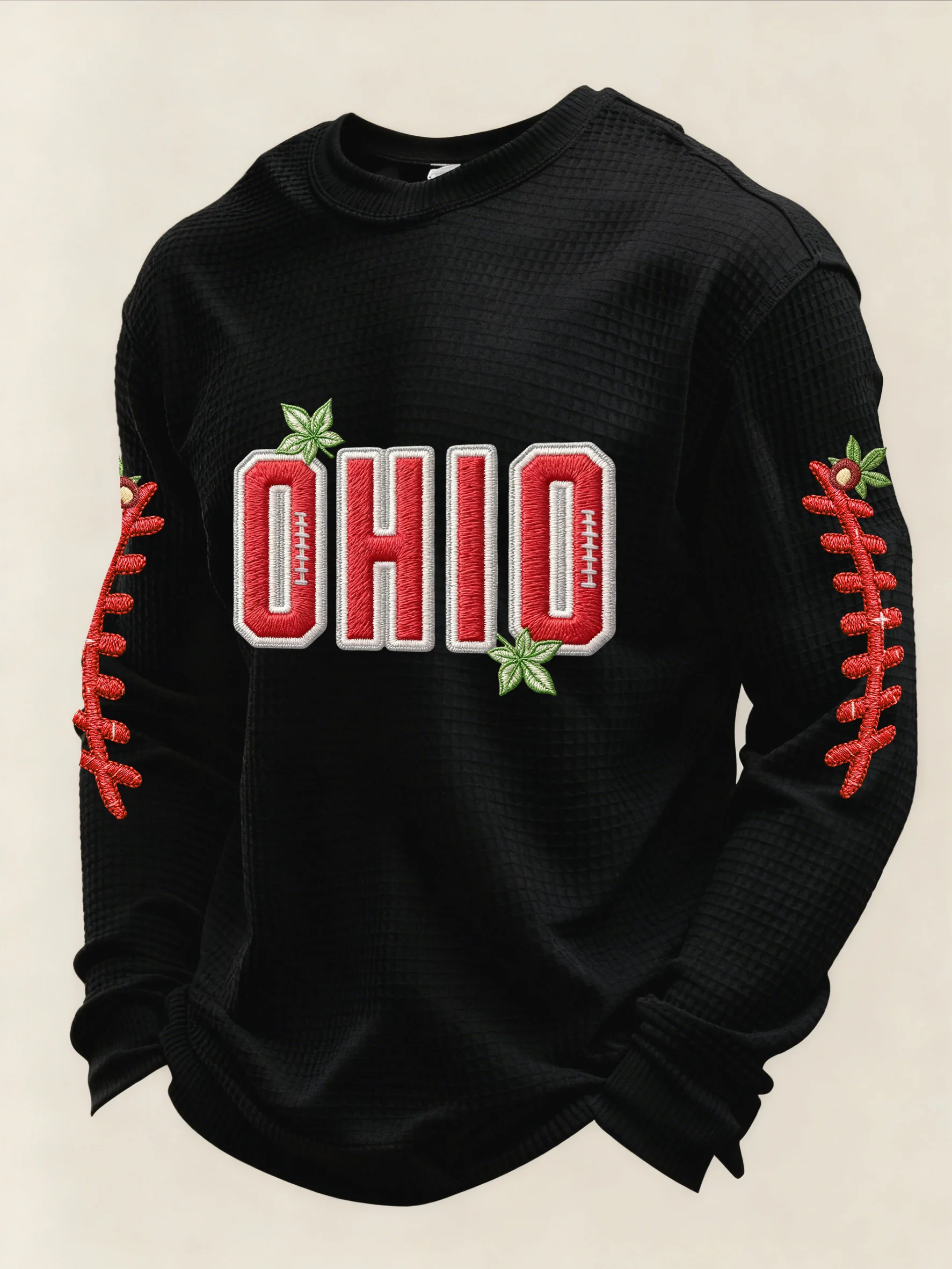 Men's Rugby Print Athletic Casual Top