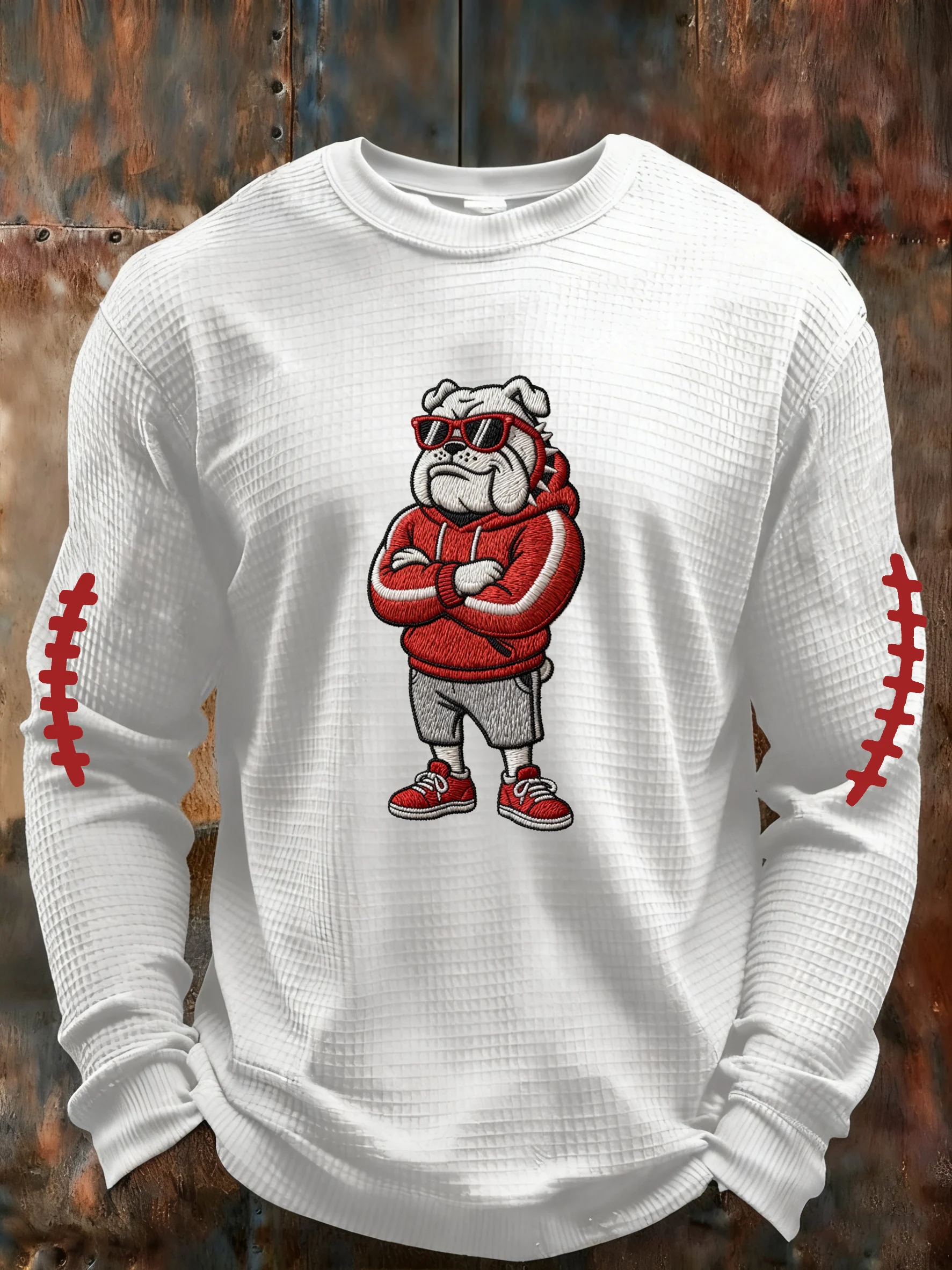 Men's Casual Rugby Print T-shirt