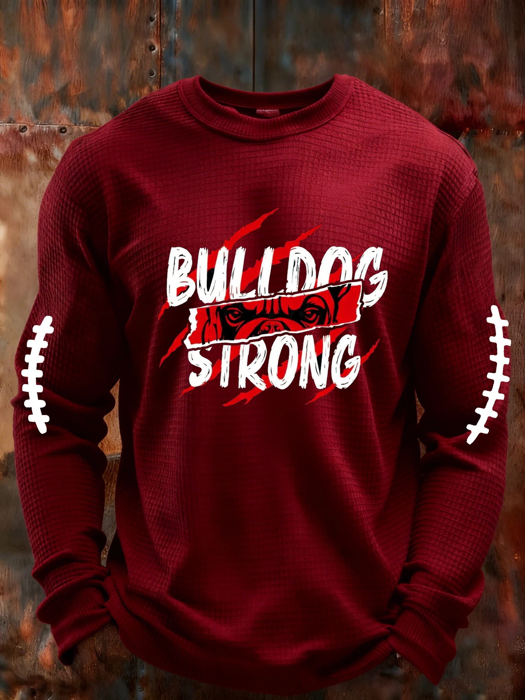 Men's Casual Rugby Print T-shirt