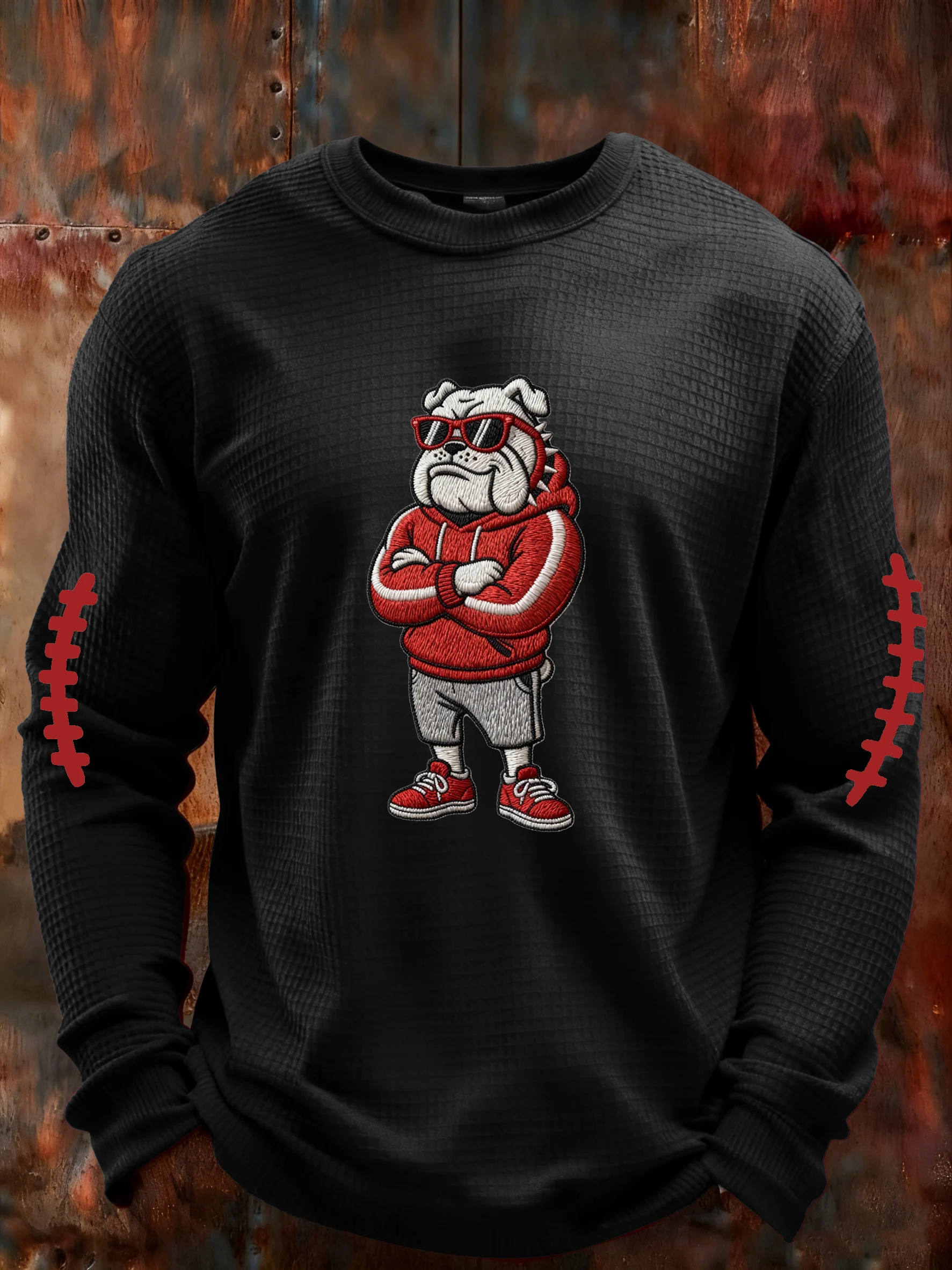 Men's Casual Rugby Print T-shirt