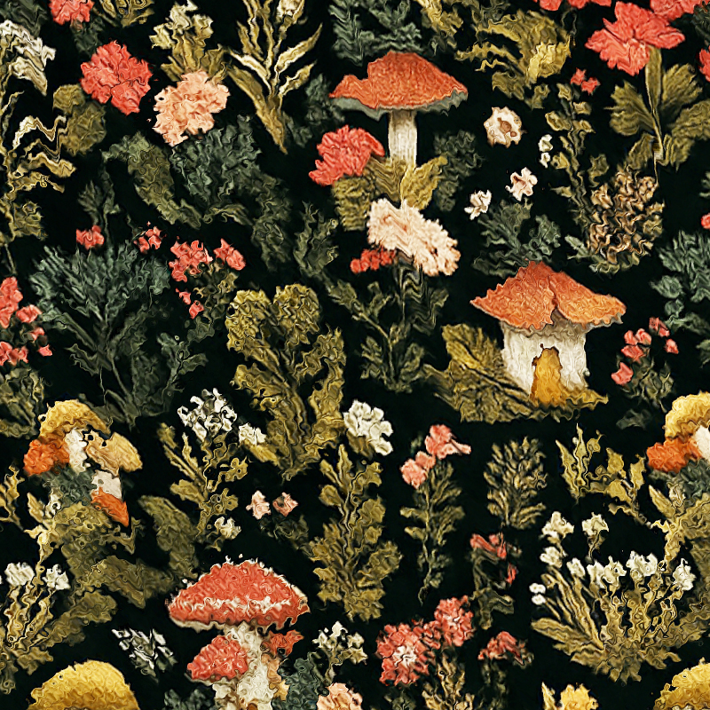 Enchanted Forest Mushroom Christmas Ugly Sweatshirt