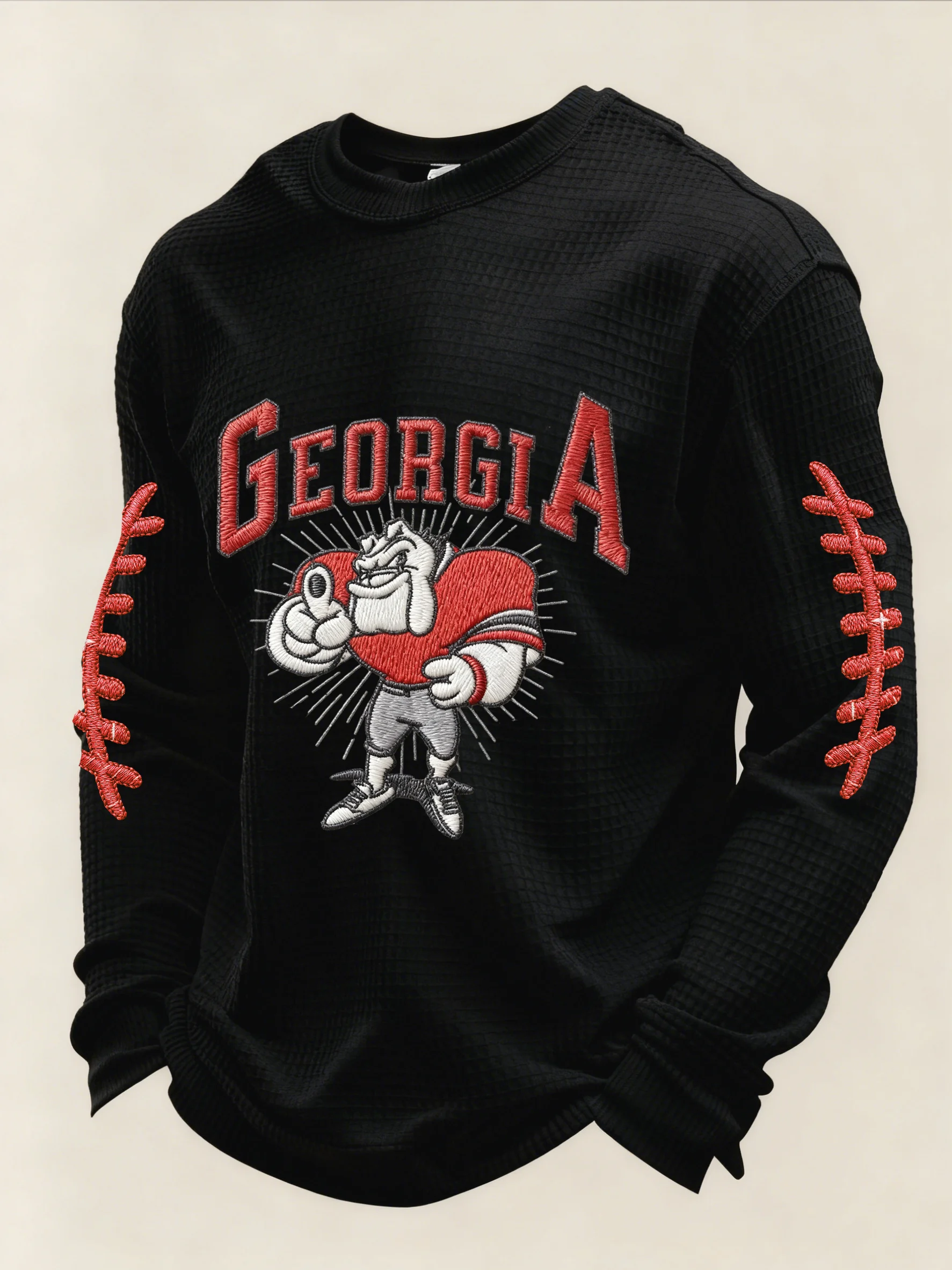 Men's Rugby Print Athletic Casual Top