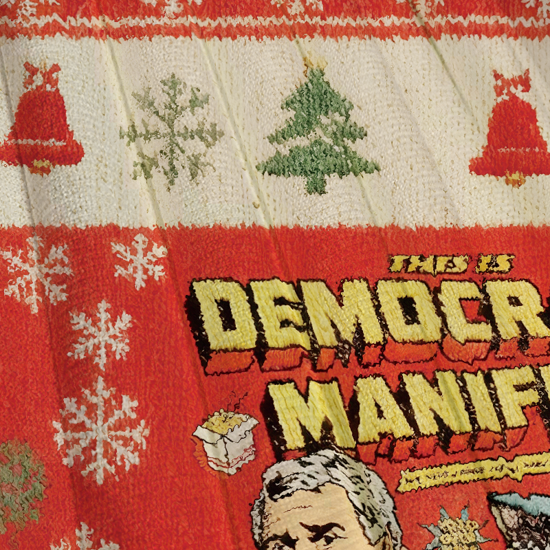 This is Democracy Christmas Ugly Sweatshirt