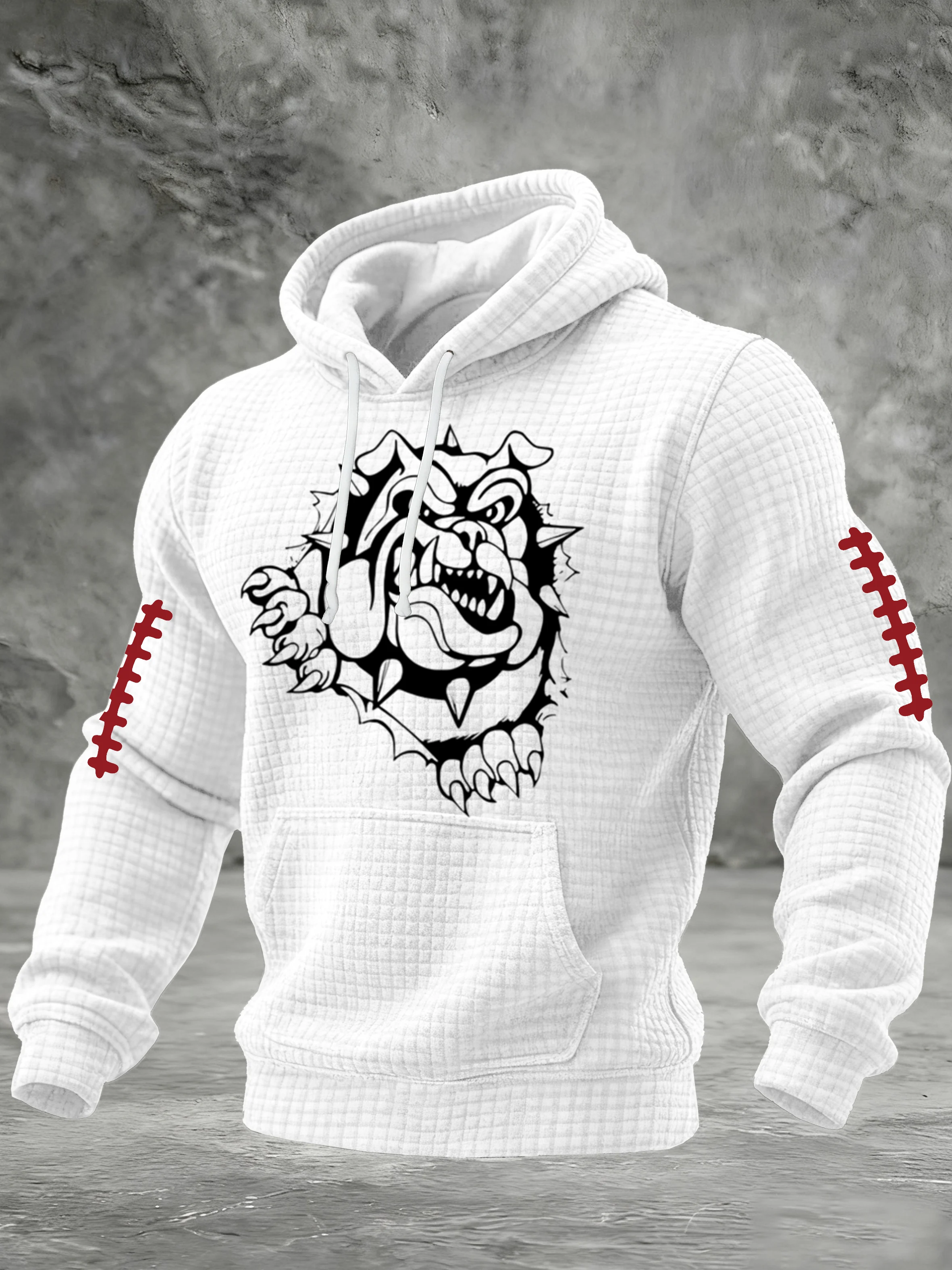 Men's Football Print Hoodie