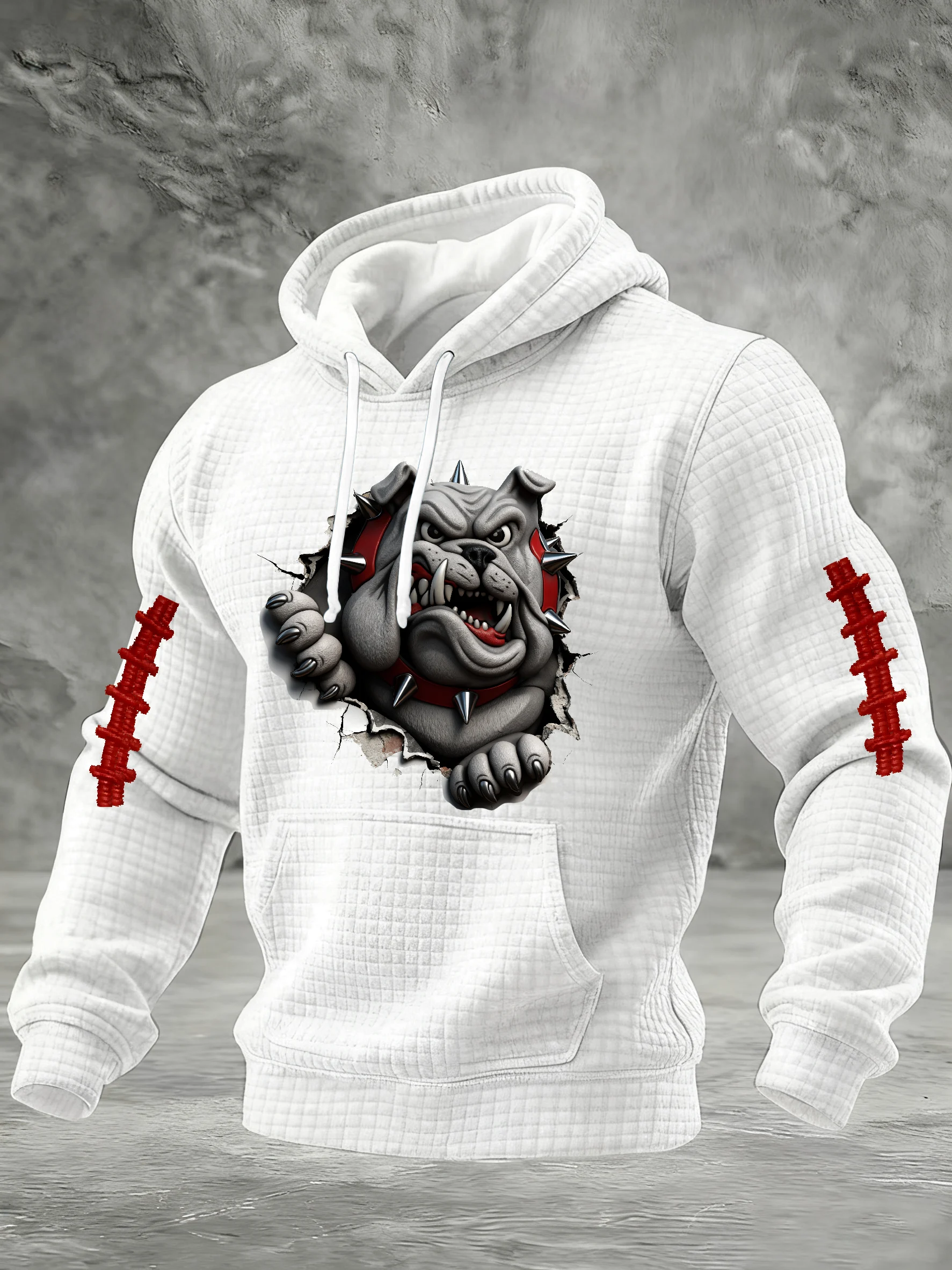 Men's Casual Rugby Print Sweatshirt