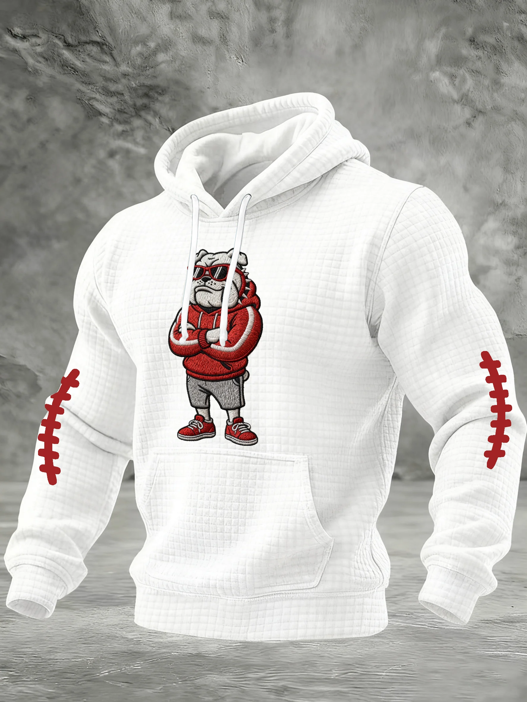 Men's Casual Rugby Print Sweatshirt