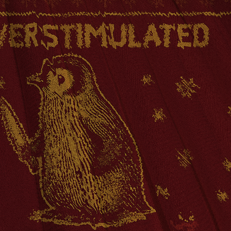 Penguin Overstimulated but Festive Christmas Ugly Sweatshirt