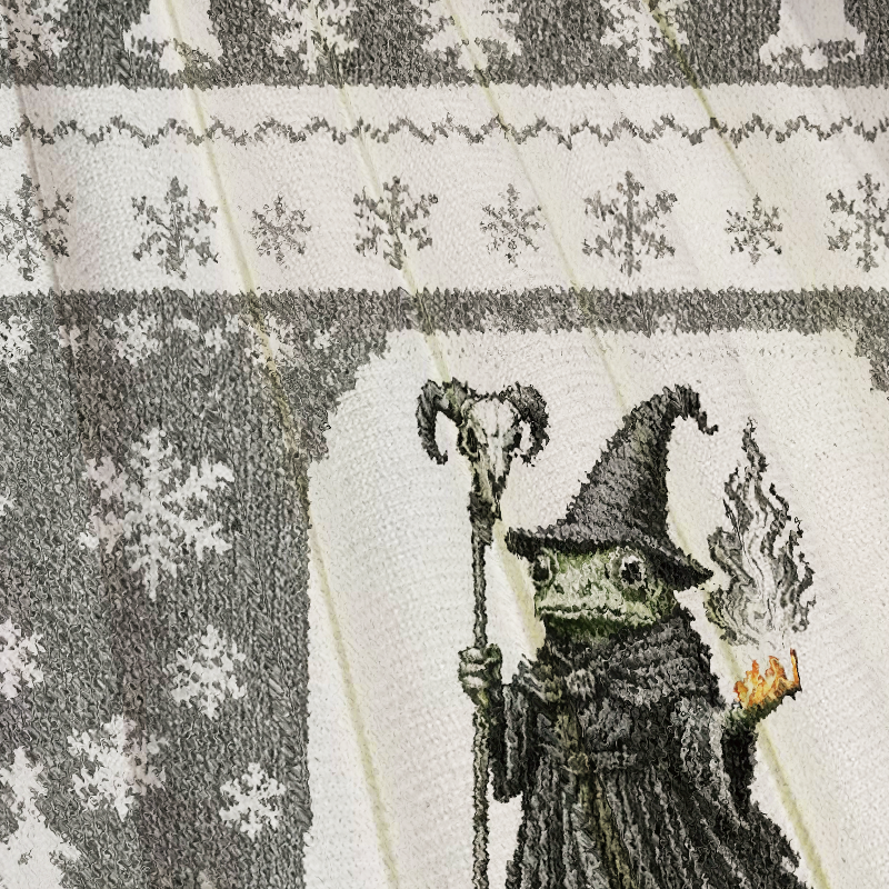 Witch Frog Christmas Ugly Sweatshirt