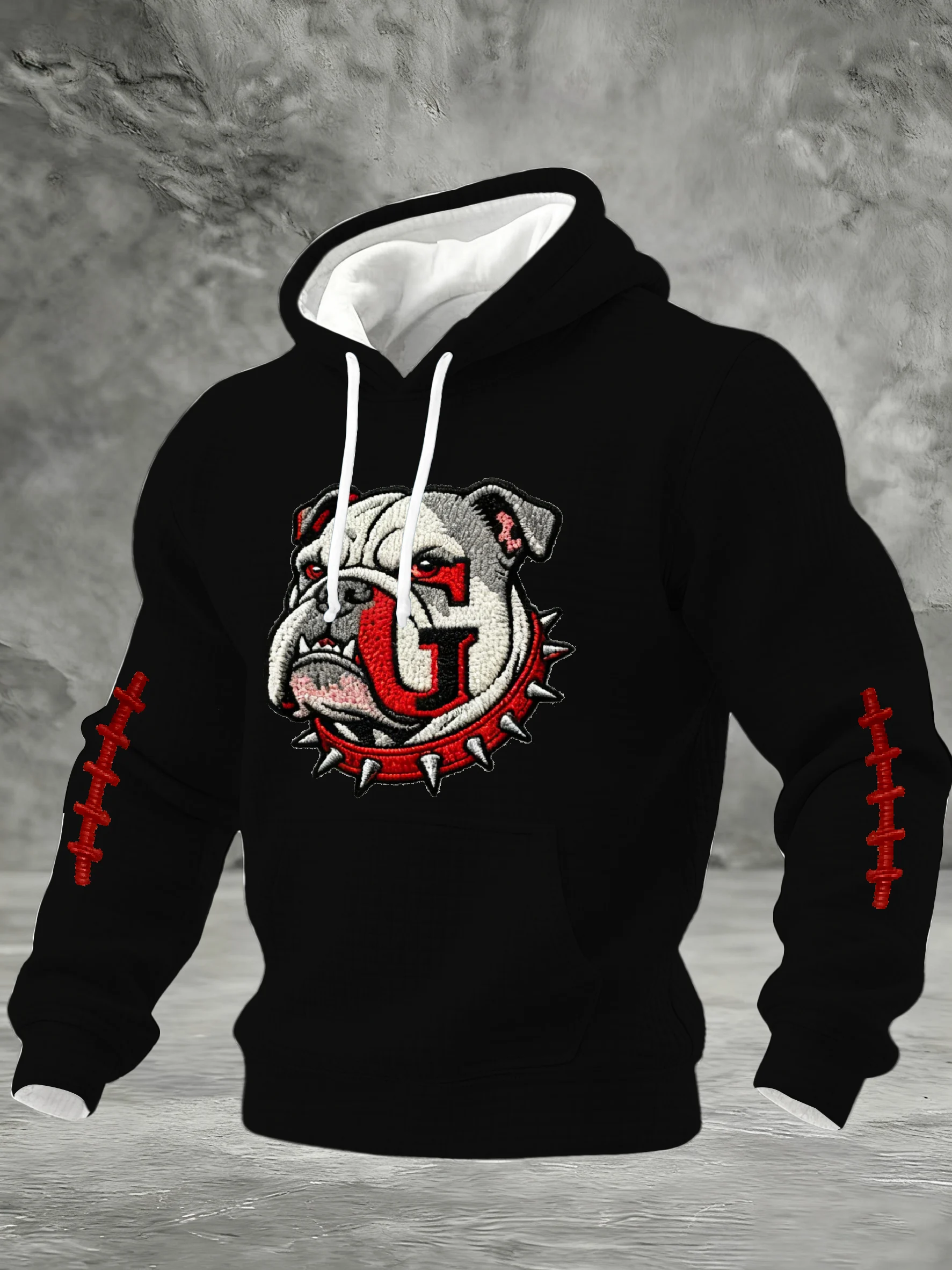 Men's Casual Rugby Print Sweatshirt