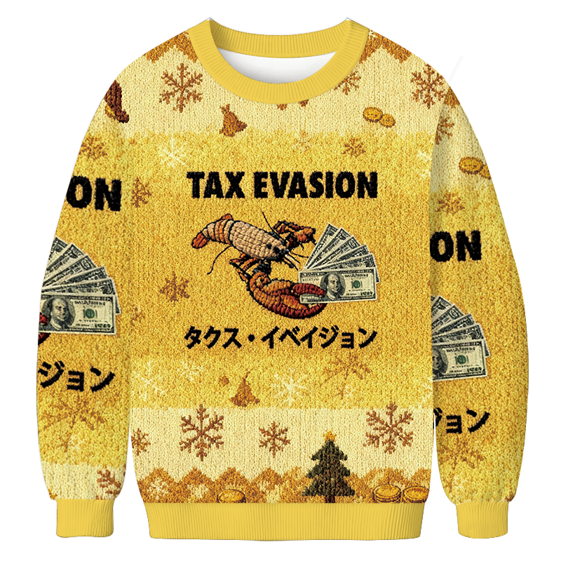 Tux Evasion Funny Christmas Ugly Sweatshirt
