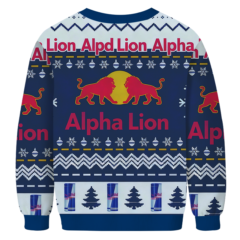 Blue Drink Funny Christmas Ugly Sweatshirt