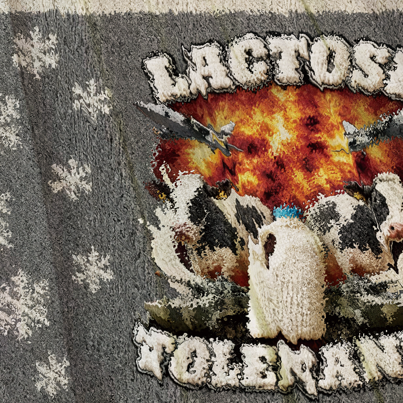 Lactose Tolerant Funny Meme Christmas Ugly Sweatshirt