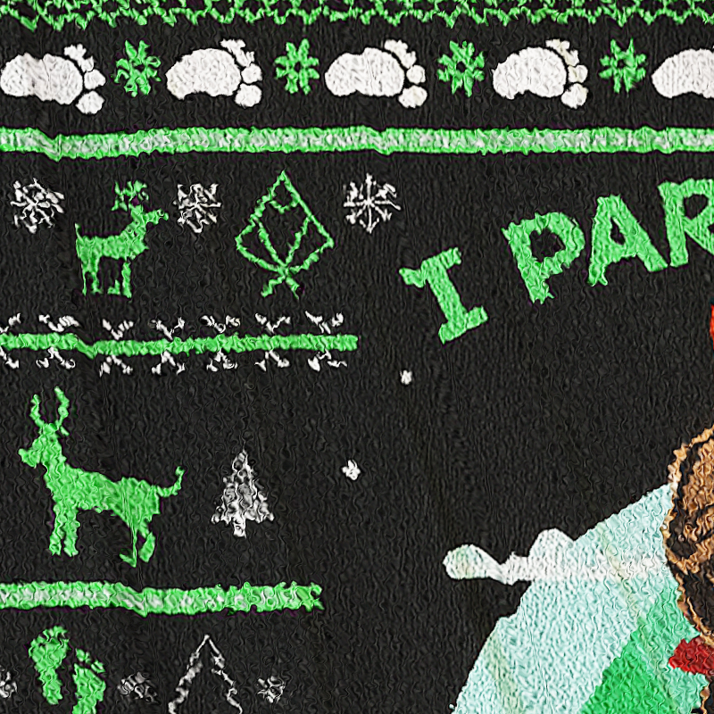 Santa Hat Bigfoot Christmas Ugly Sweatshirt