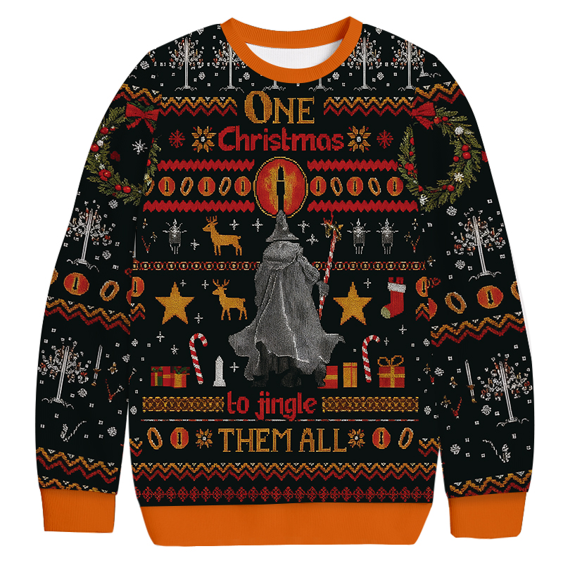 Gandalf One Christmas Ugly Sweatshirt