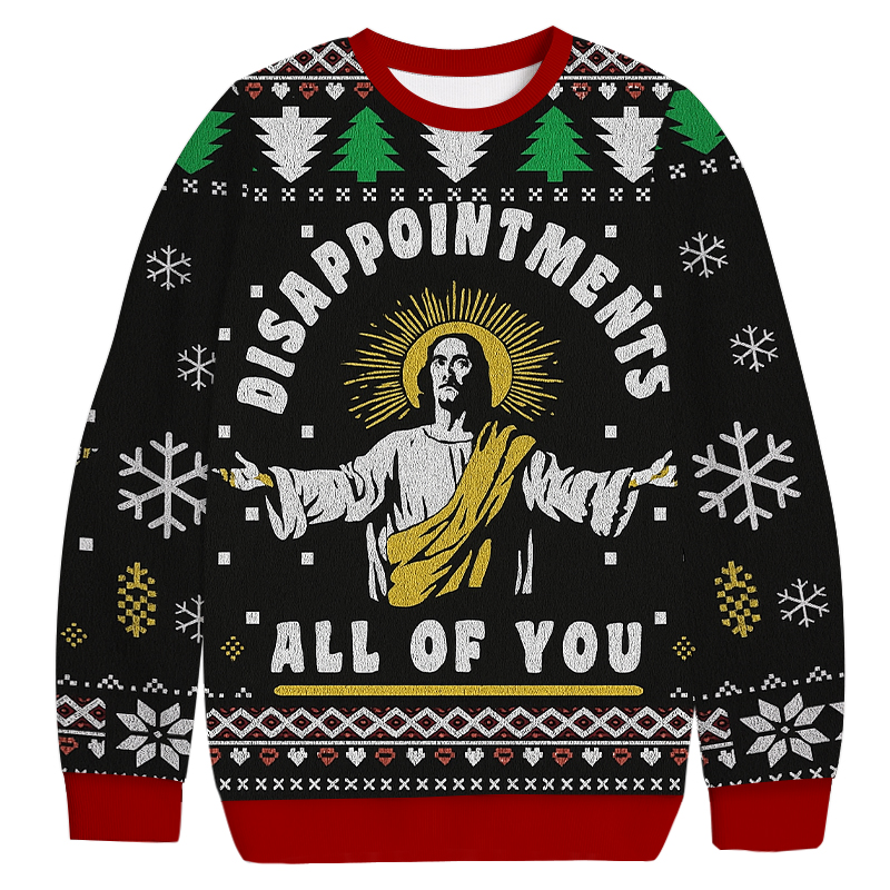 Funny Jesus Christmas Ugly Sweatshirt