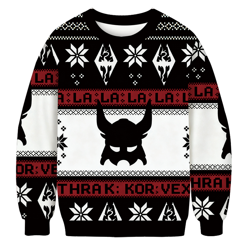 Funny Mask Christmas Ugly Sweatshirt