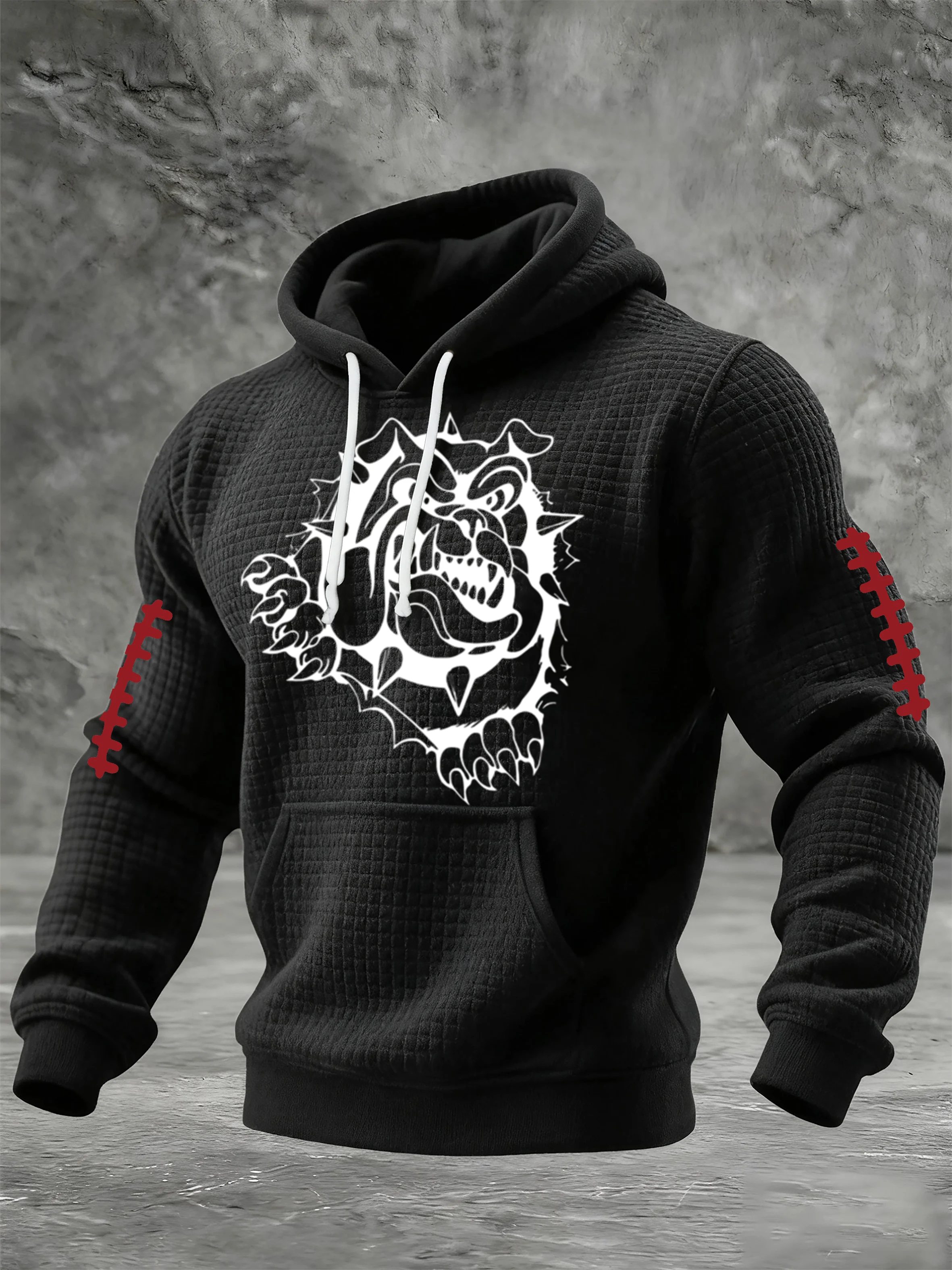 Men's Football Print Hoodie