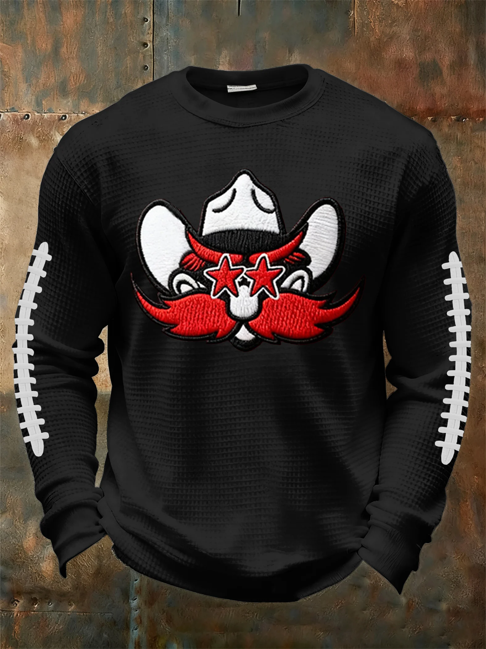 Men's rugby print T-shirt