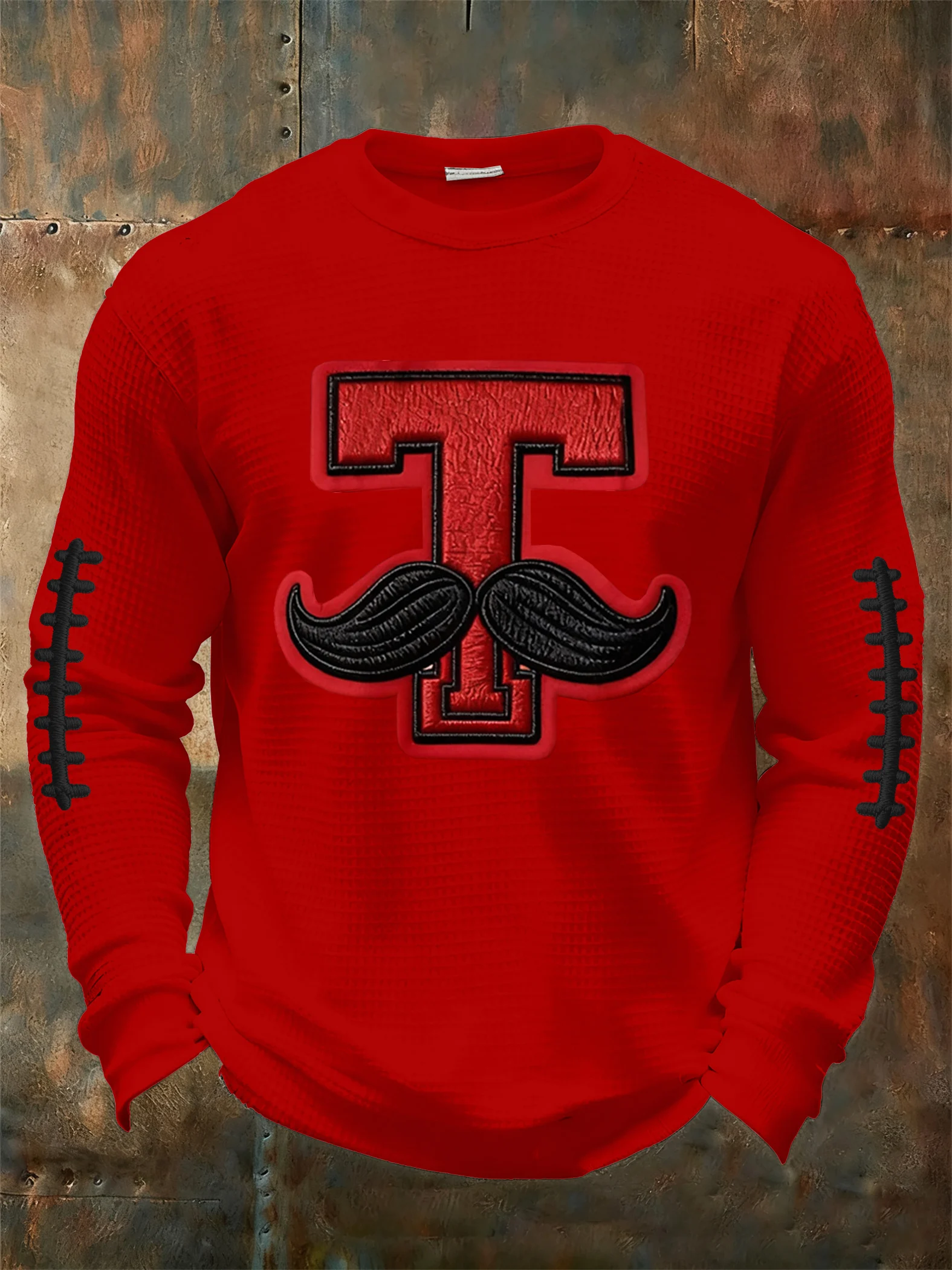 Men's rugby print T-shirt