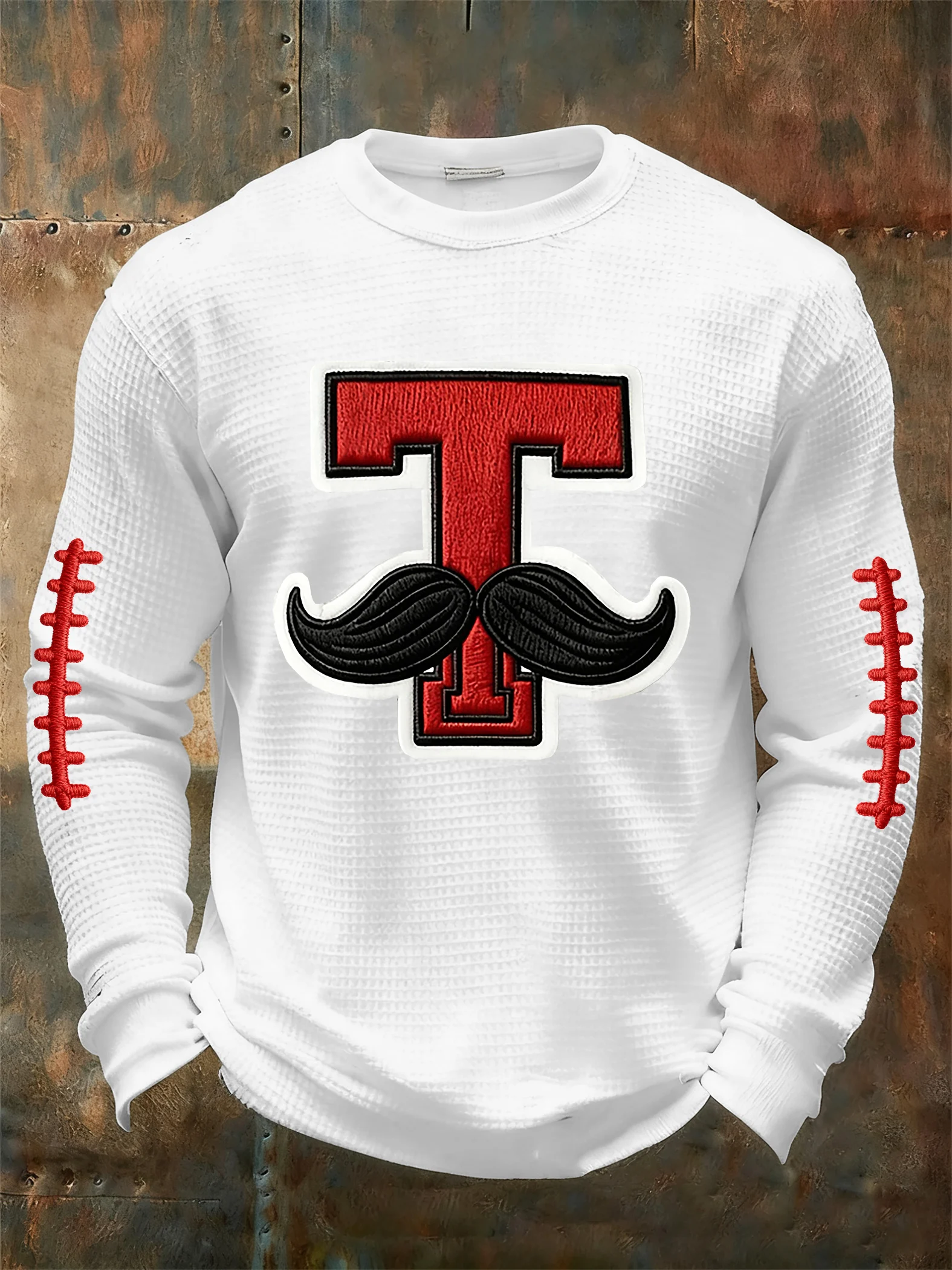 Men's rugby print T-shirt