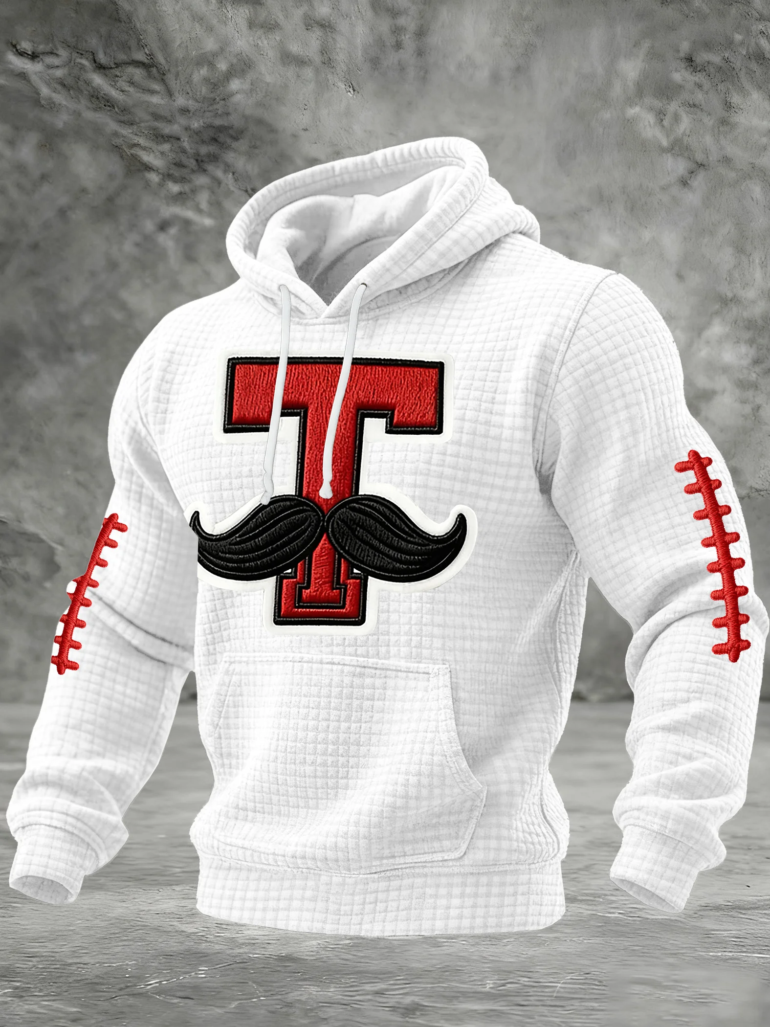 Men's Football Printed Casual Hoodie