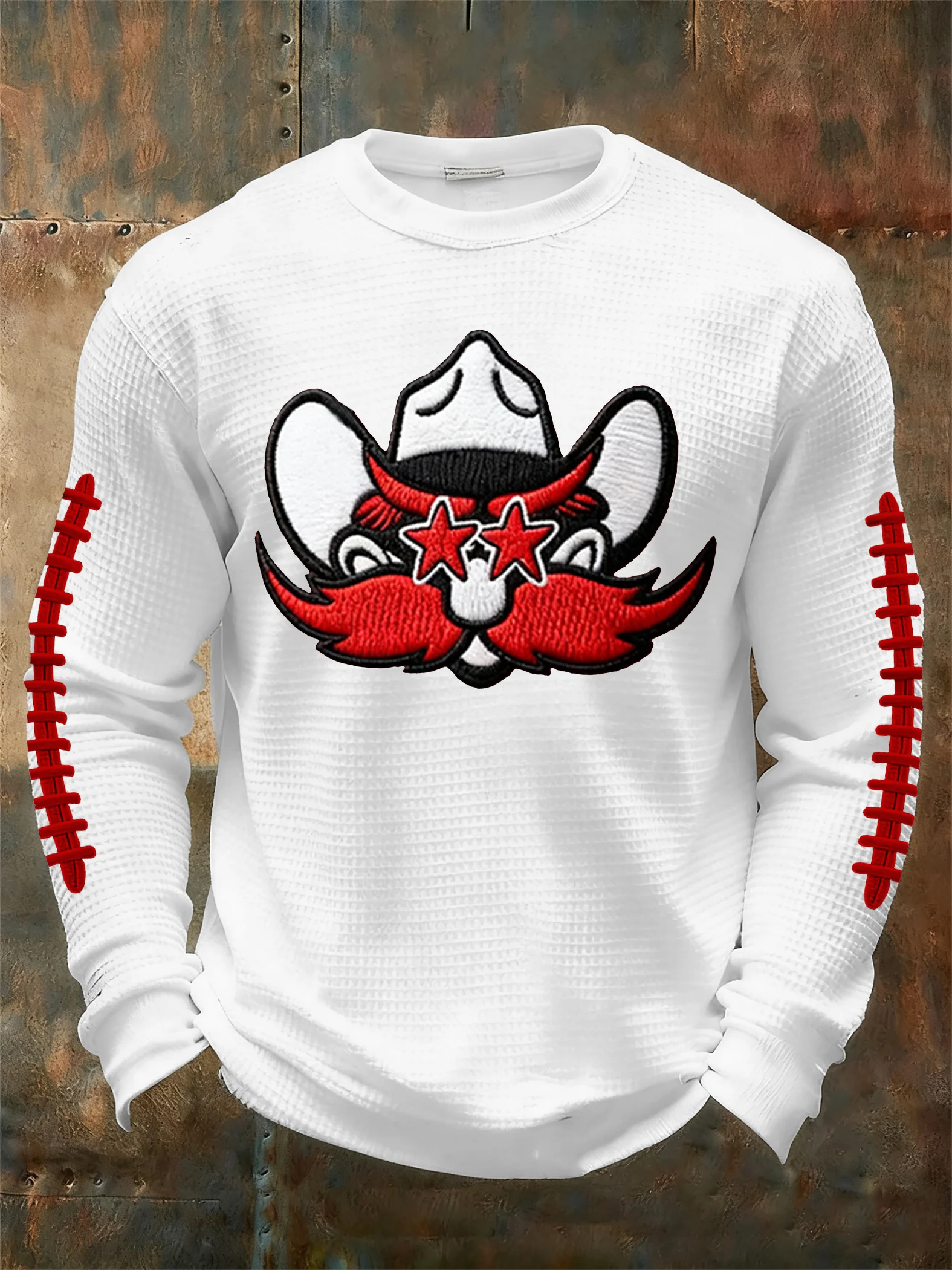 Men's rugby print T-shirt