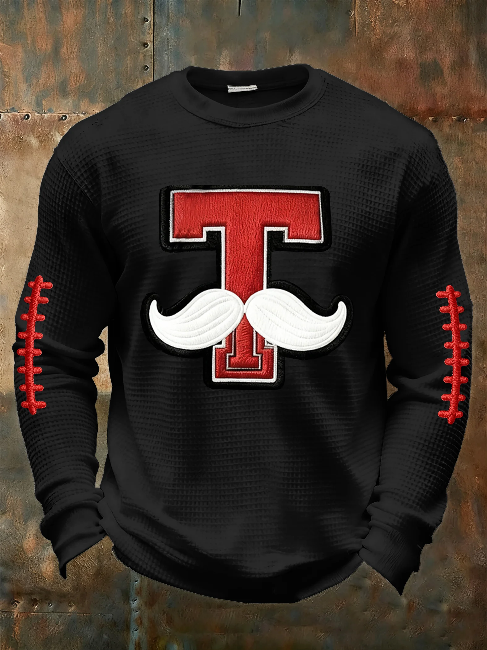 Men's rugby print T-shirt