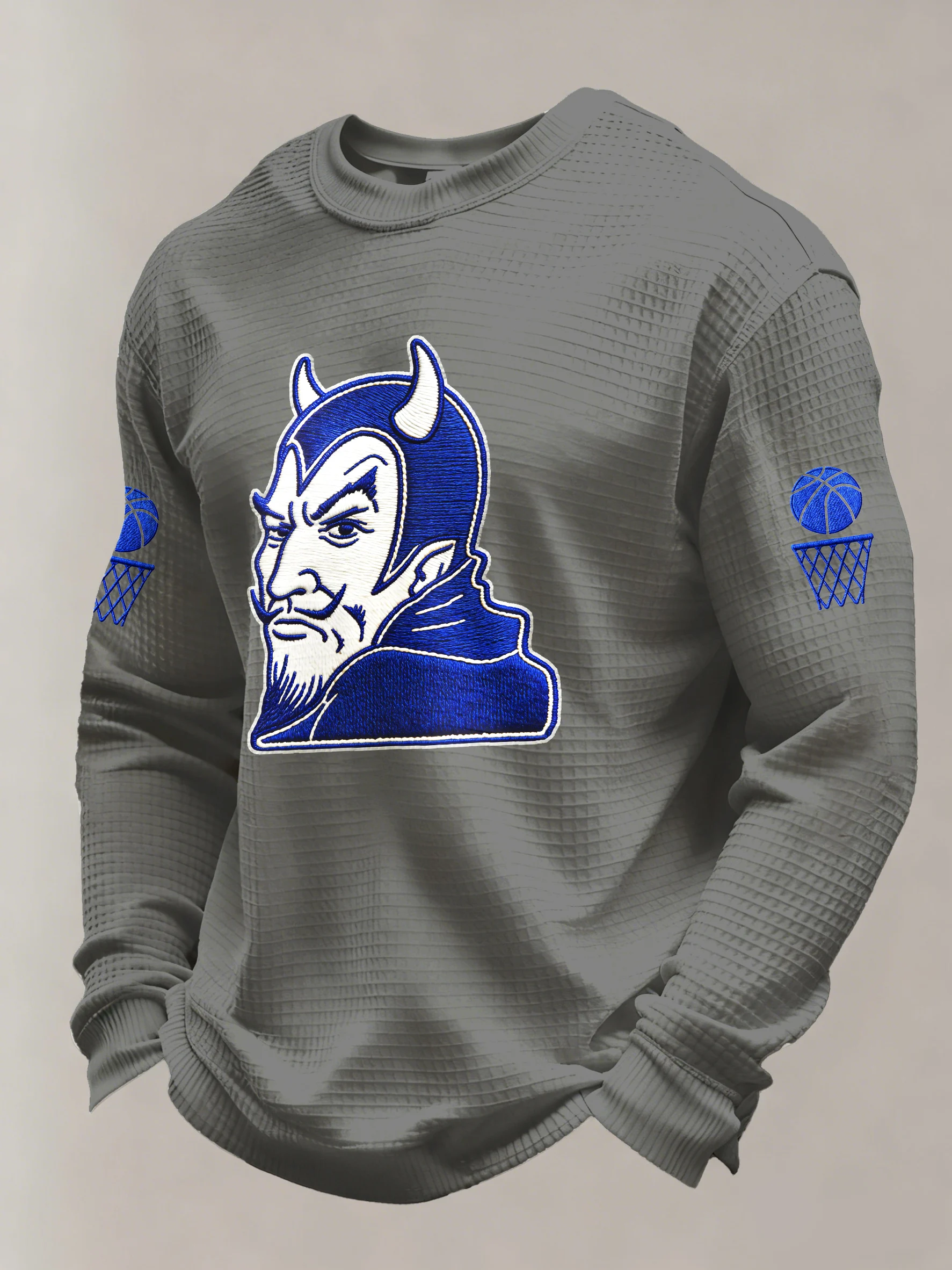 Men's Basketball Printed Casual Long-Sleeved Top