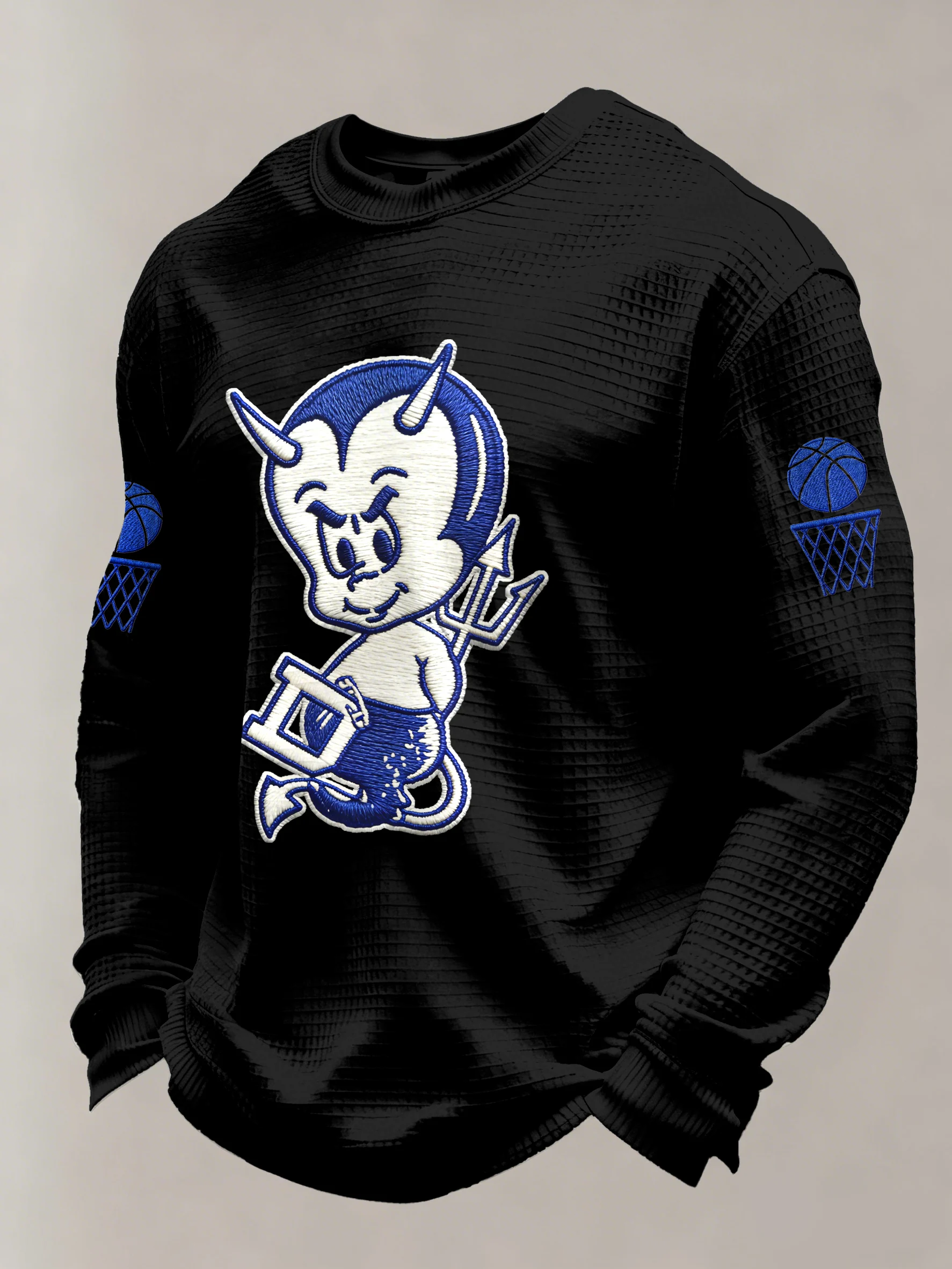 Men's Basketball Printed Casual Long-Sleeved Top