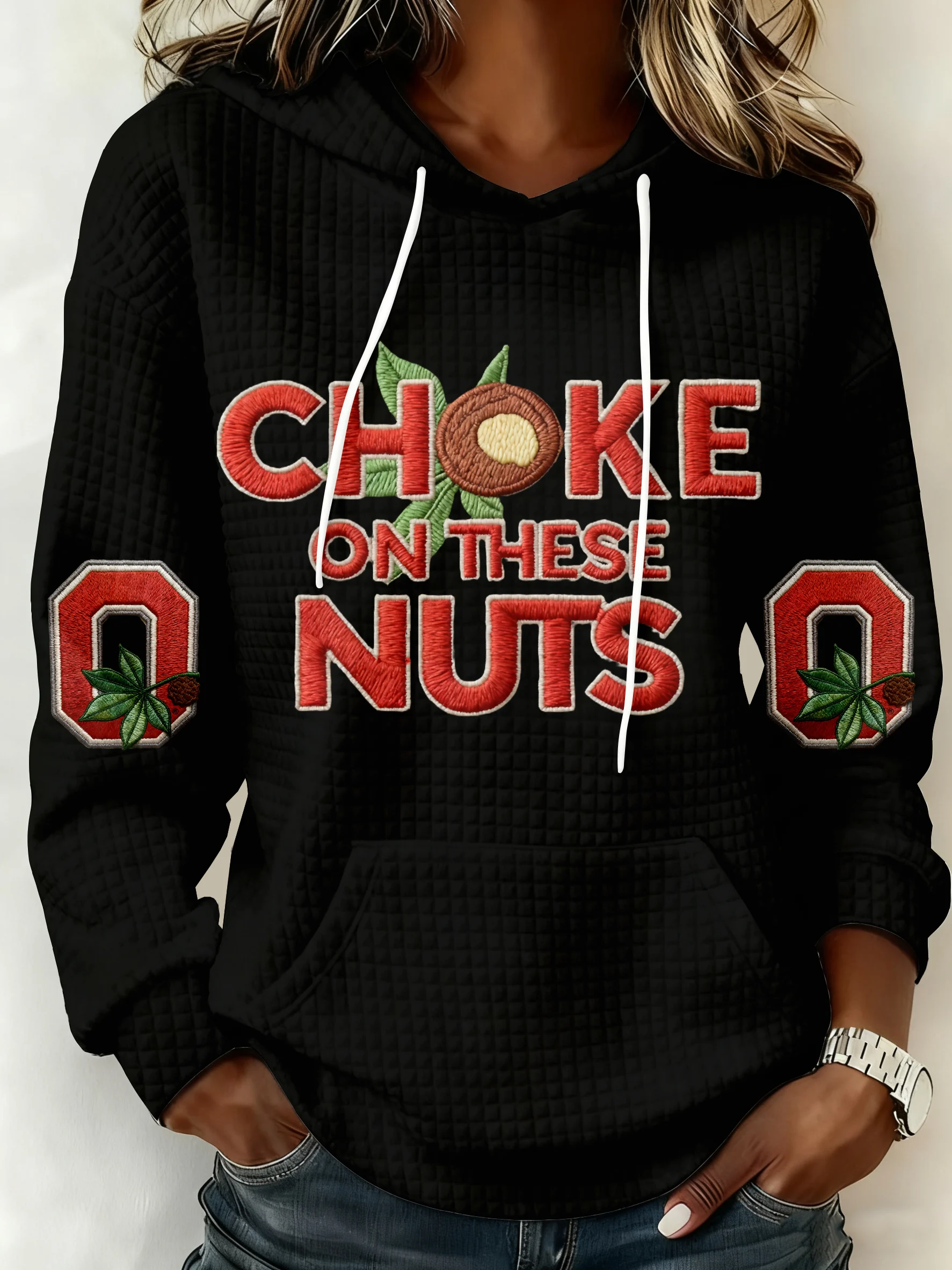 Game Day Football Printed Hooded Sweatshirt