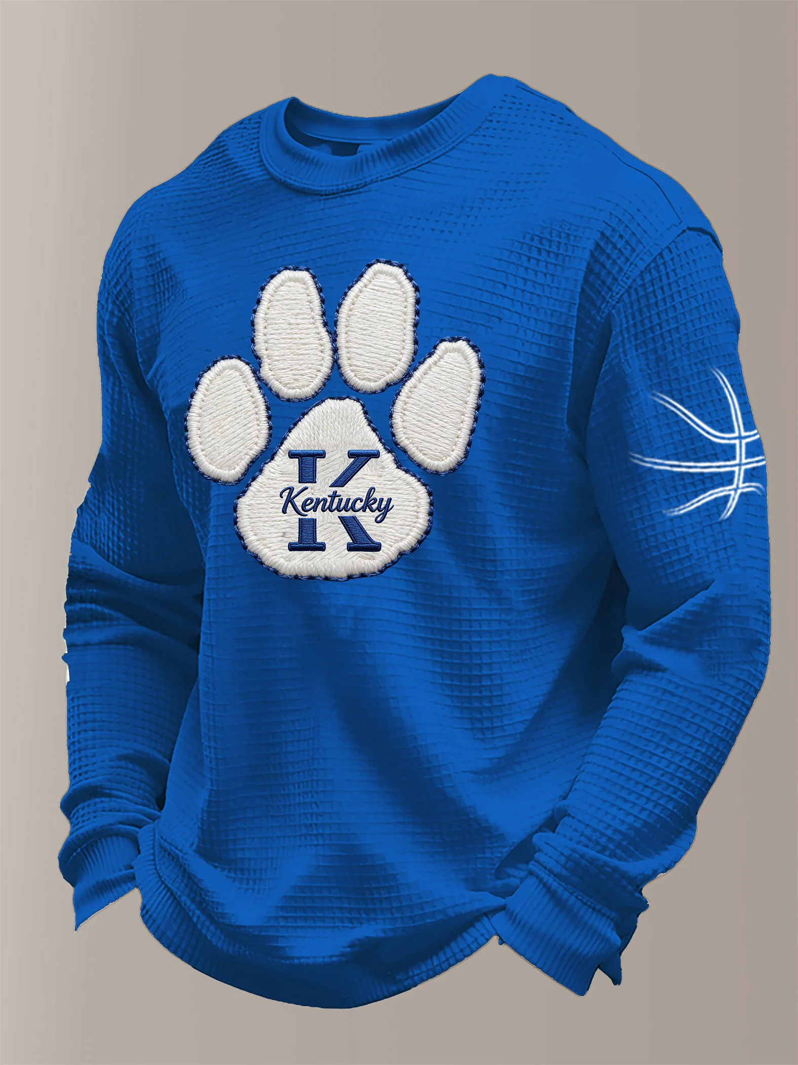 Men's Basketball Waffle Knit Long-Sleeve T-Shirt