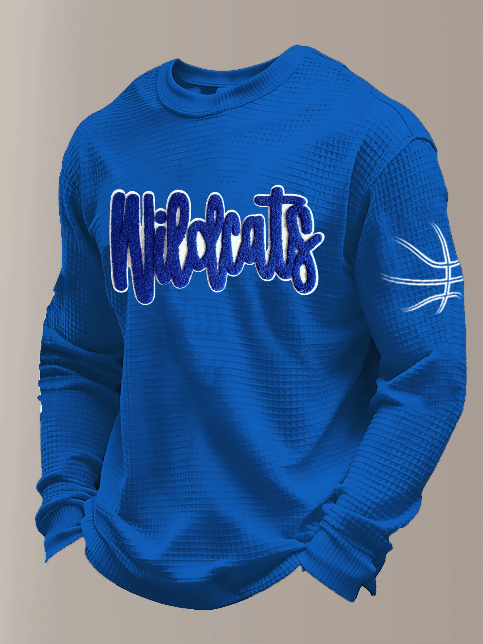Men's Basketball Waffle Knit Long-Sleeve T-Shirt