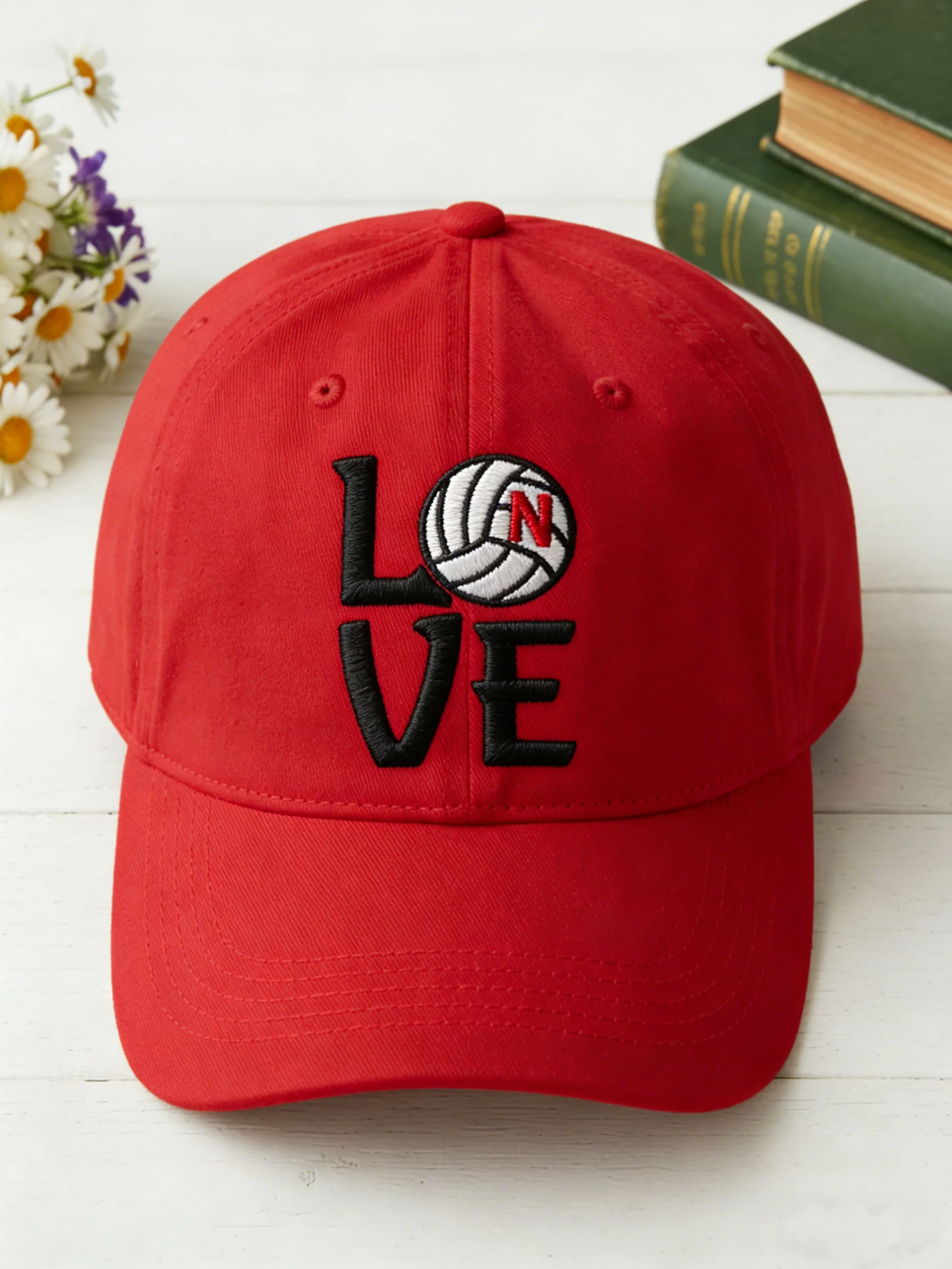 Unisex Retro Volleyball Printed Hat